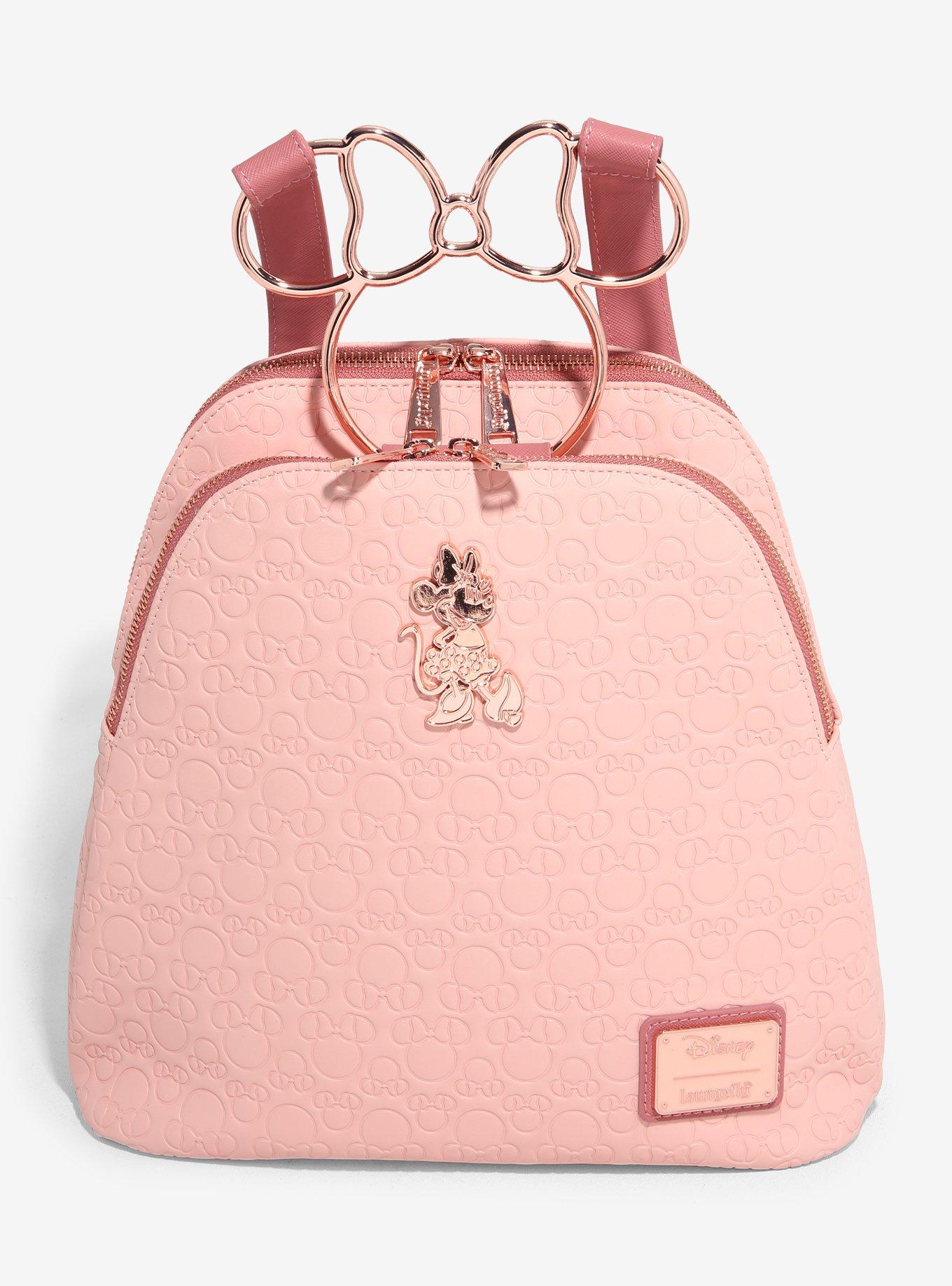 Loungefly Disney Minnie Mouse Debossed Mini Backpack — BoxLunch Exclusive, , hi-res