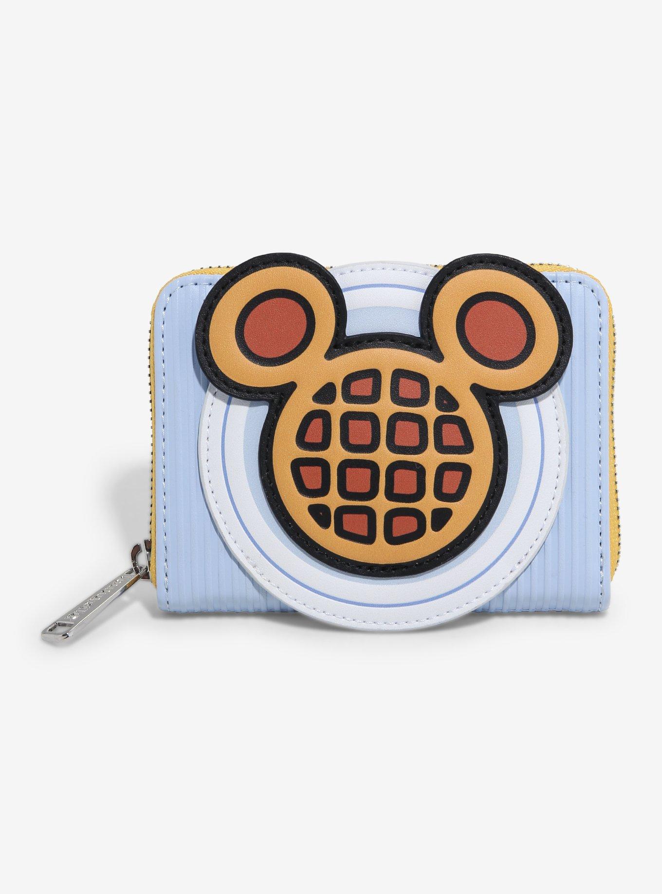 Loungefly Disney Mickey Mouse Waffle Scented Small Zip Wallet - BoxLunch Exclusive, , hi-res
