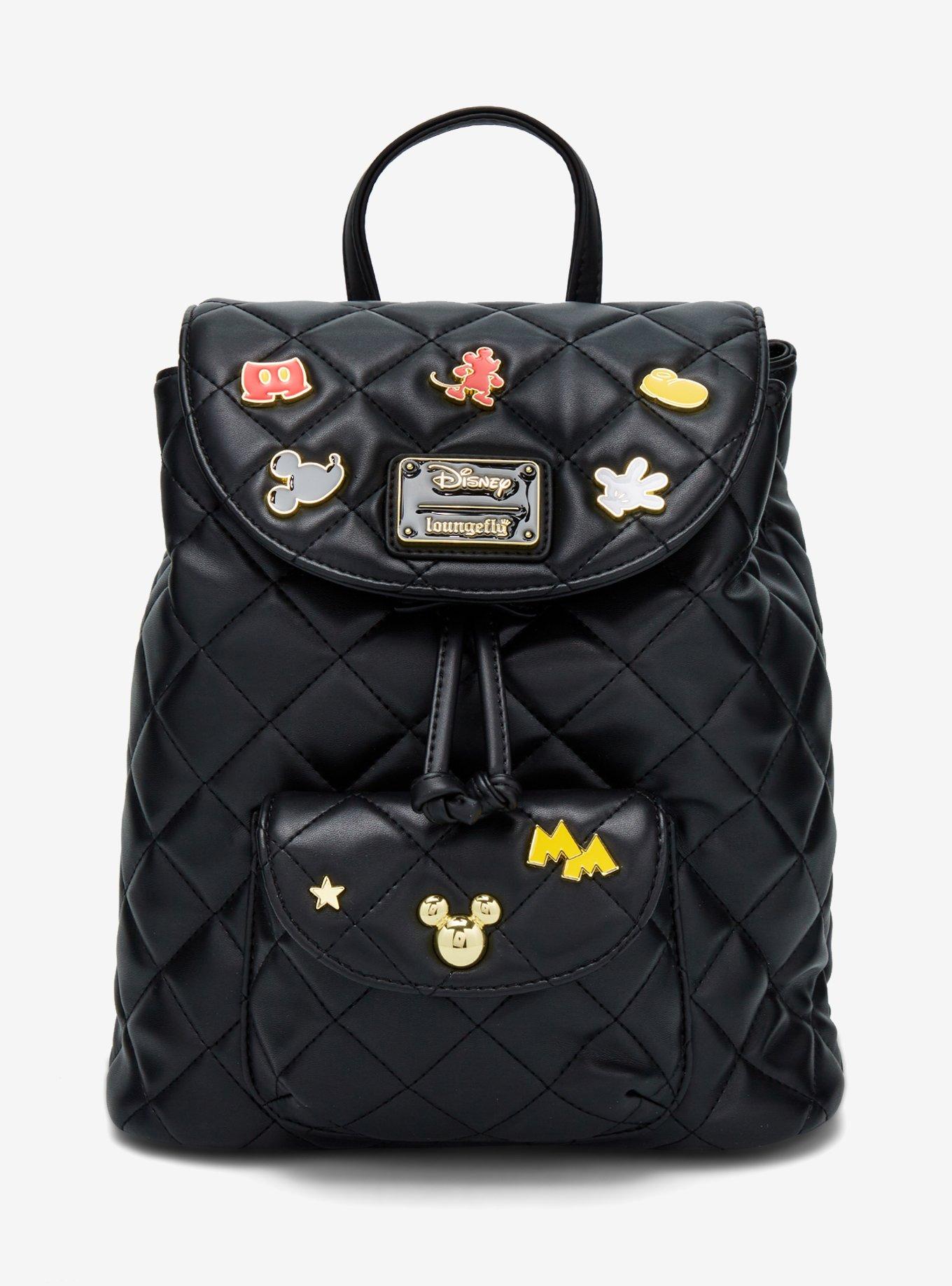 Loungefly Disney Mickey Mouse Icons Quilted Mini Backpack