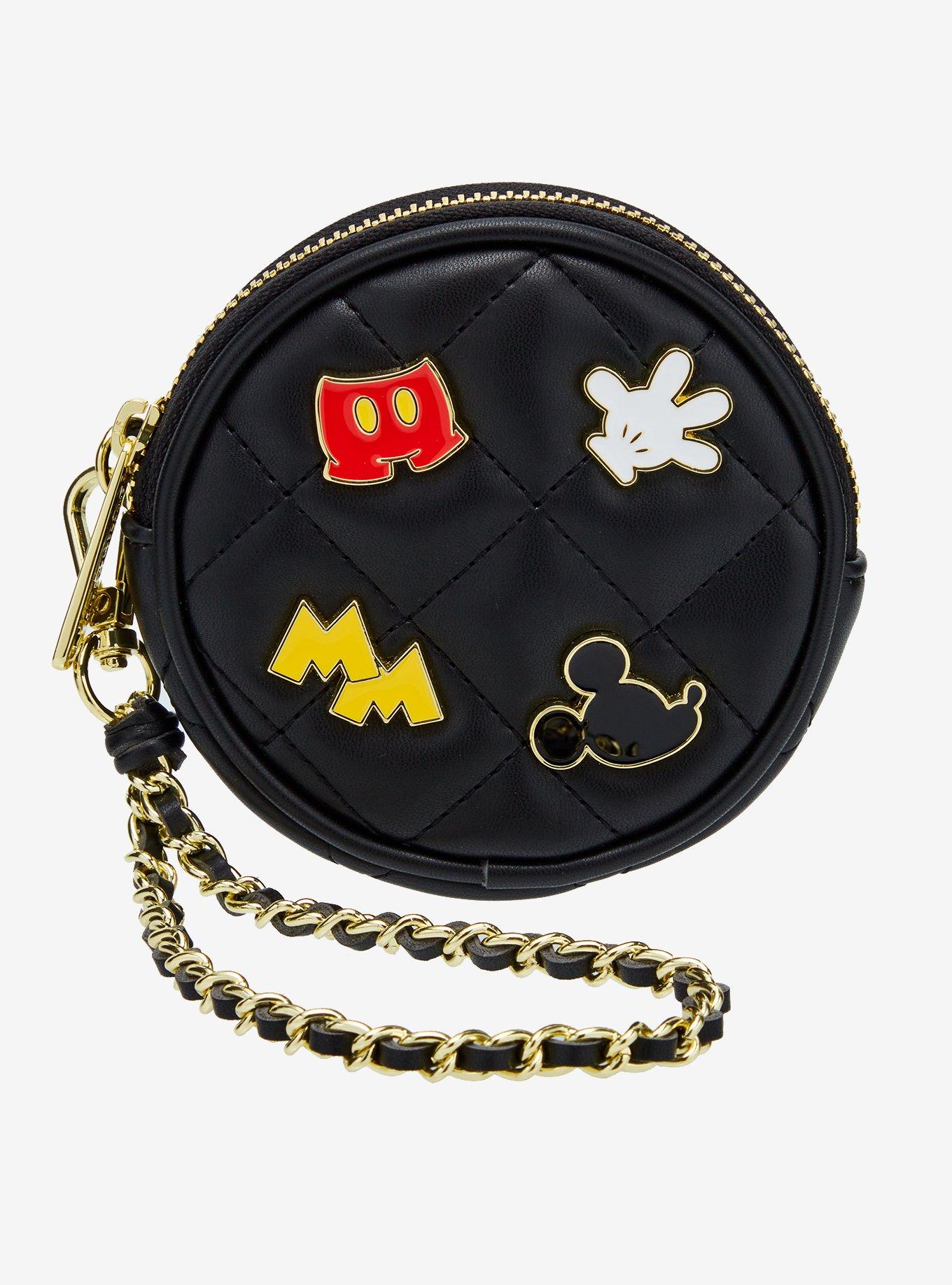 Loungefly Disney Mickey Mouse Icons Quilted Coin Purse