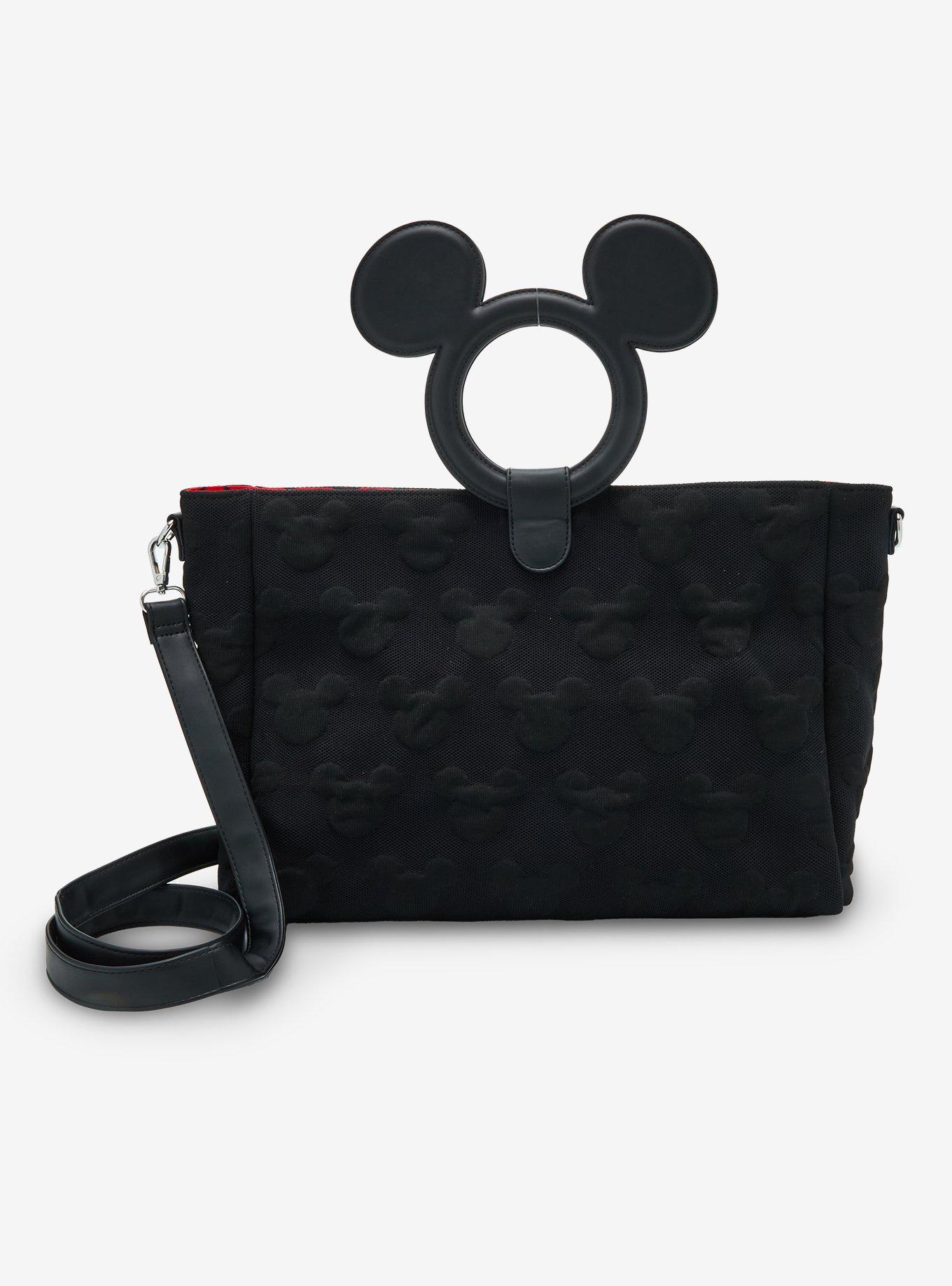 Loungefly Disney Mickey Mouse Silhouette Handle Tote Bag - BoxLunch Exclusive, , hi-res