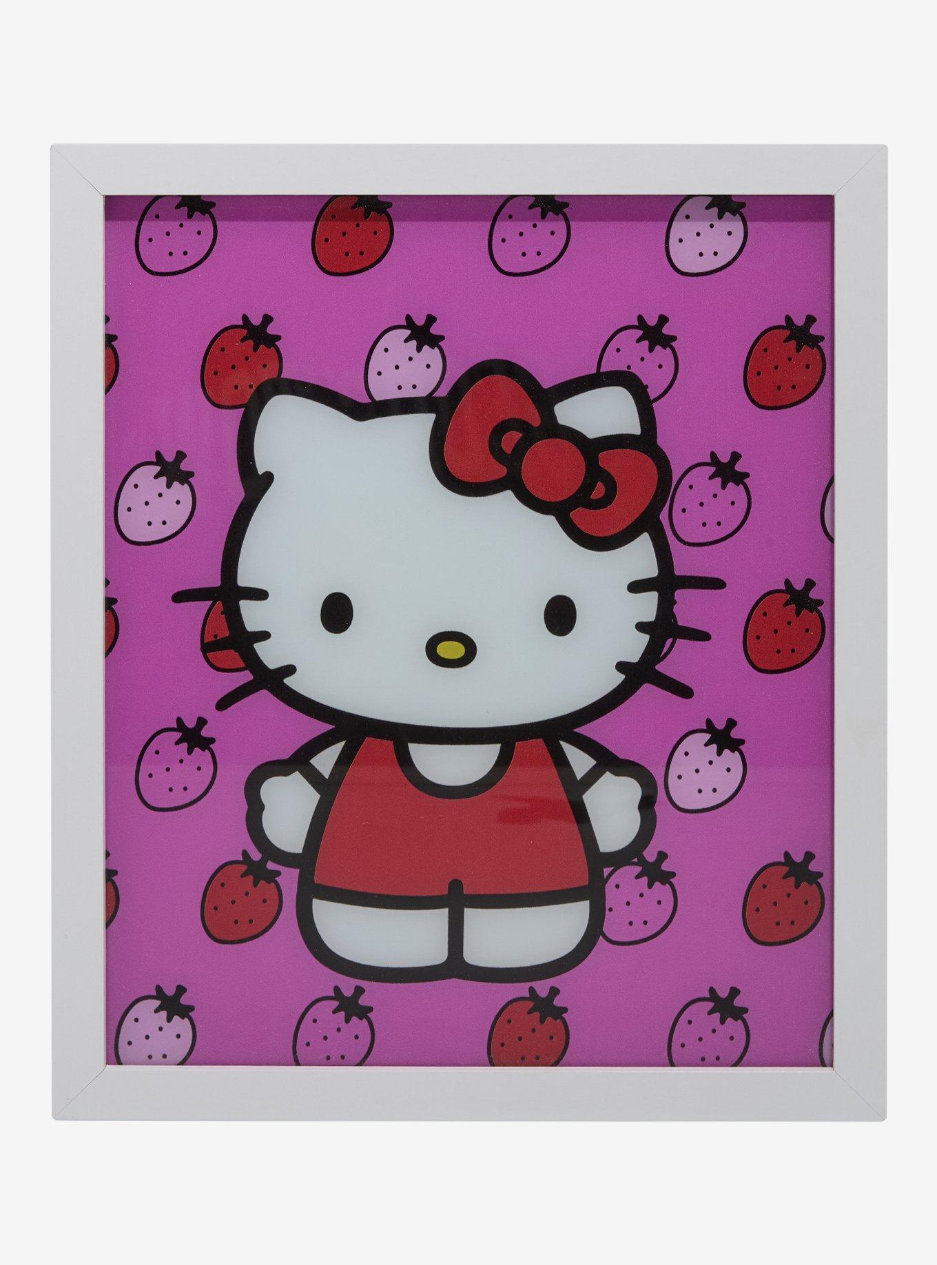 Hello Kitty Strawberries Light-Up Frame, , hi-res