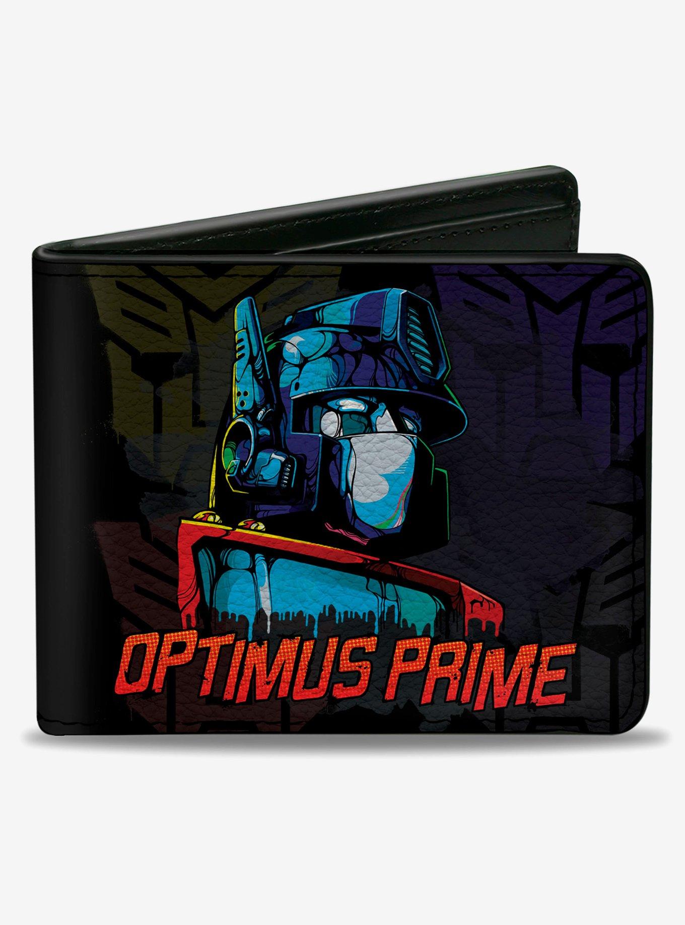 Transformers Optimus Prime Pose Autobot Fade Multi Color Bifold Wallet, , hi-res