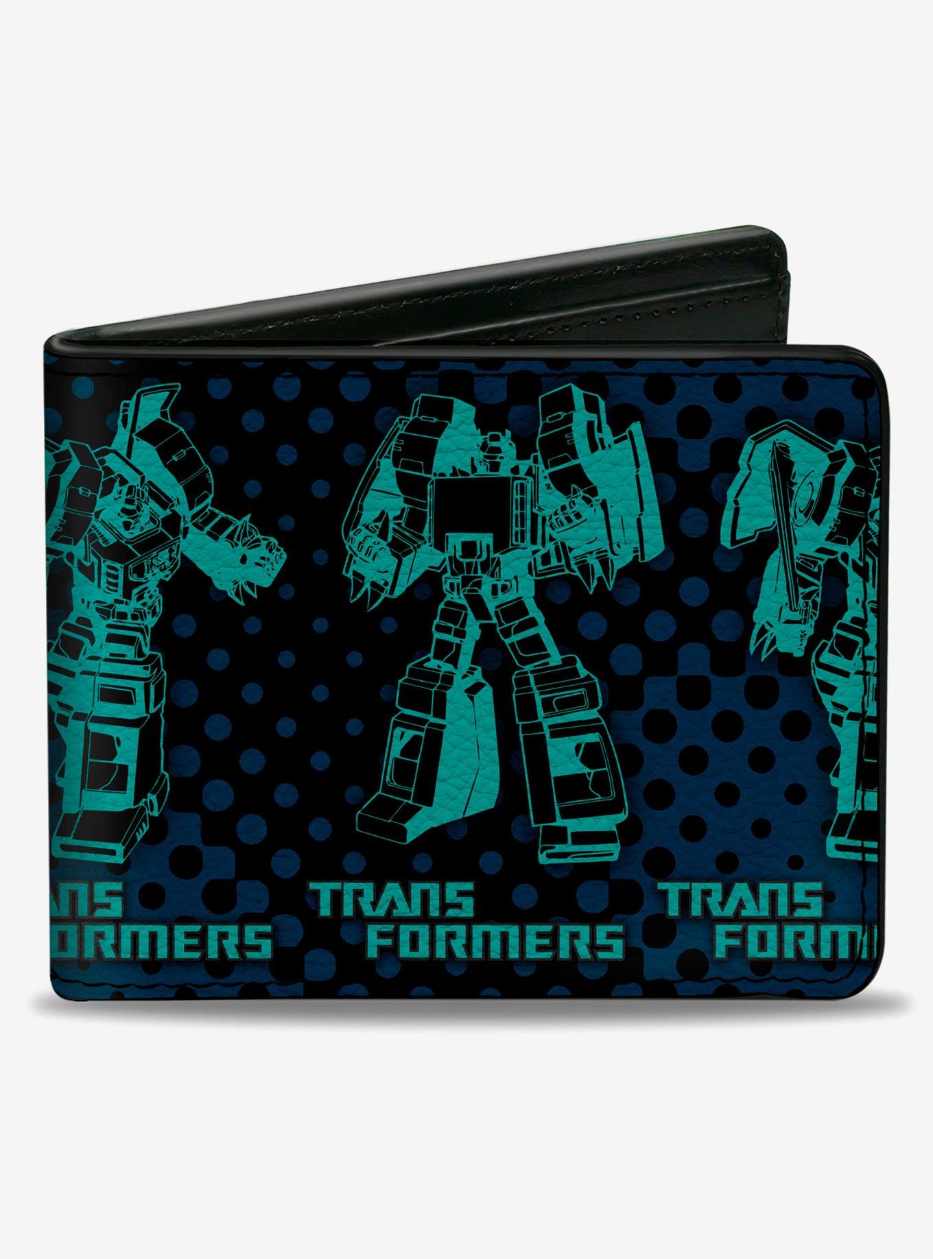 Transformers Grimlock Poses Halftone Black Blues Bifold Wallet, , hi-res