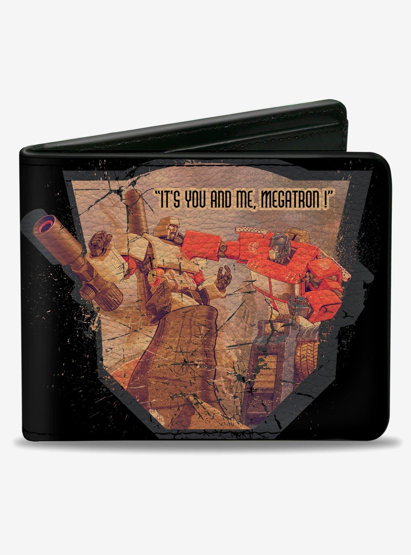 Transformers Megatron Vs Optimus Prime Its You and Me Scene Bifold Wallet, , hi-res