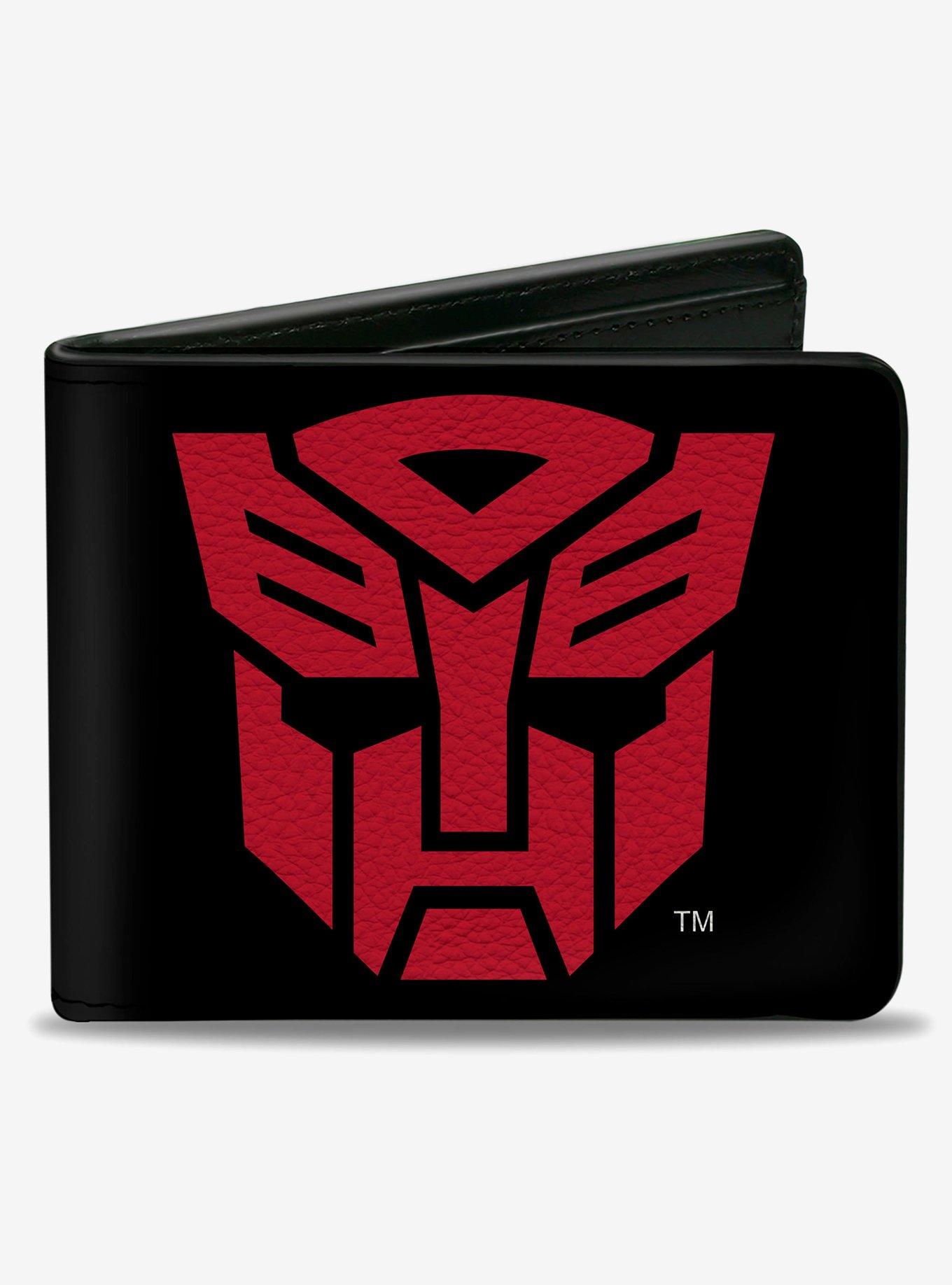 Transformers Autobot Shield Black Red Bifold Wallet, , hi-res