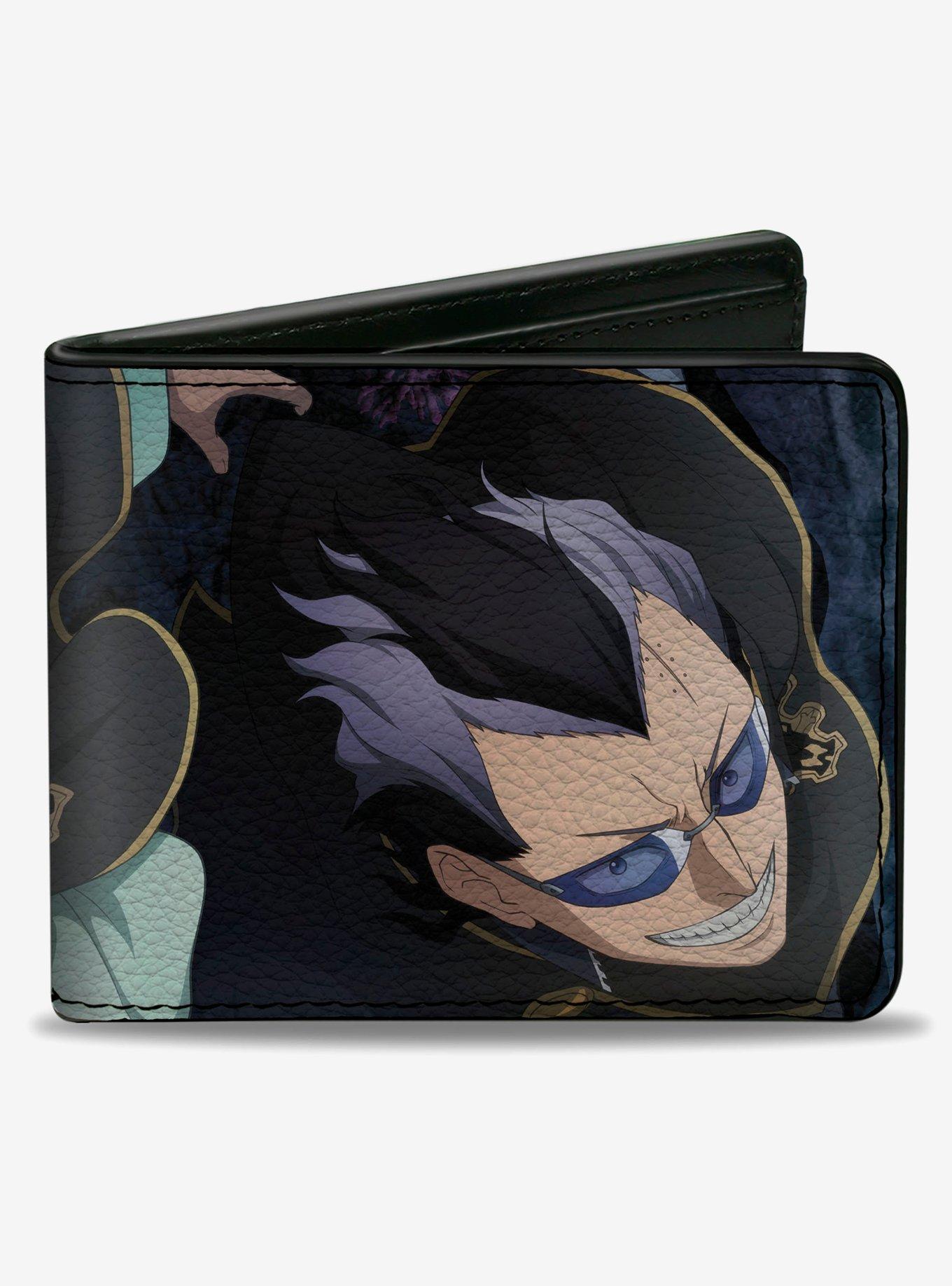 Black Clover Luck and Magna Looking Up Scene Bifold Wallet, , hi-res