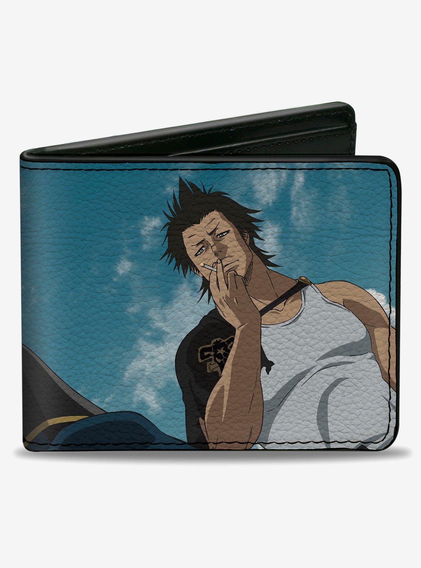 Black Clover Asta and Yami Looking Down Sky Pose Bifold Wallet, , hi-res