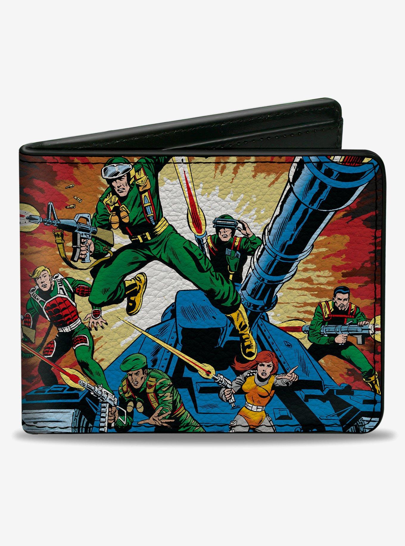 GI Joe Real American Hero #1 Comic Cover Explosion Scene Bifold Wallet, , hi-res