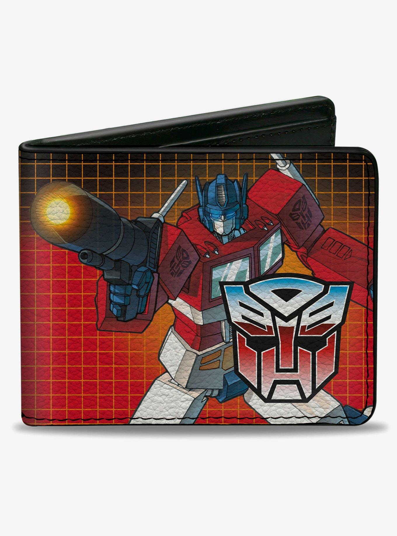 Transformers Optimus Prime Blaster Pose and Autobot Shield Bifold Wallet, , hi-res