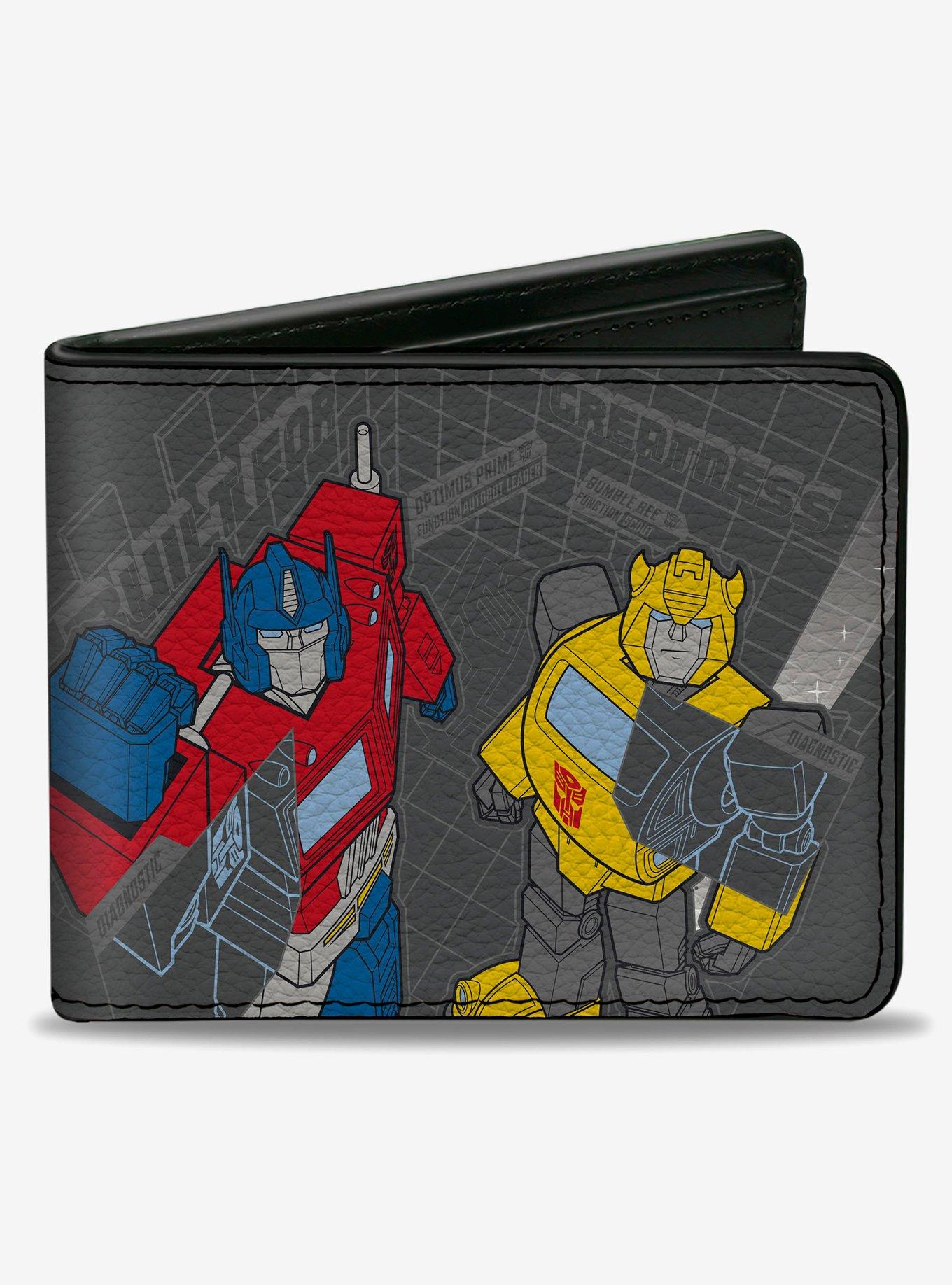 Transformers Optimus Prime and Bumblebee Built For Greatness Bifold Wallet, , hi-res