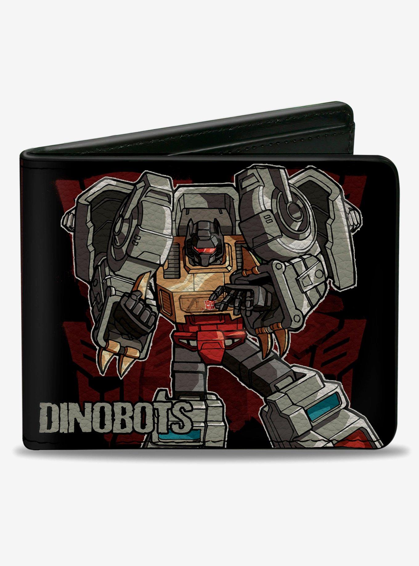 Transformers Dinobots Pose Panels Black Reds Bifold Wallet, , hi-res