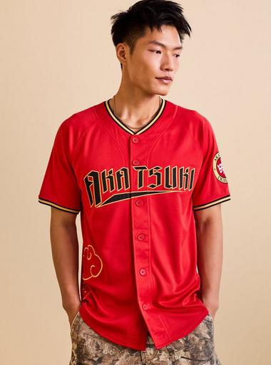 AKATSUKIJAPAN　セット Naruto Shippuden Akatsuki Baseball Jersey - BoxLunch Exclusive