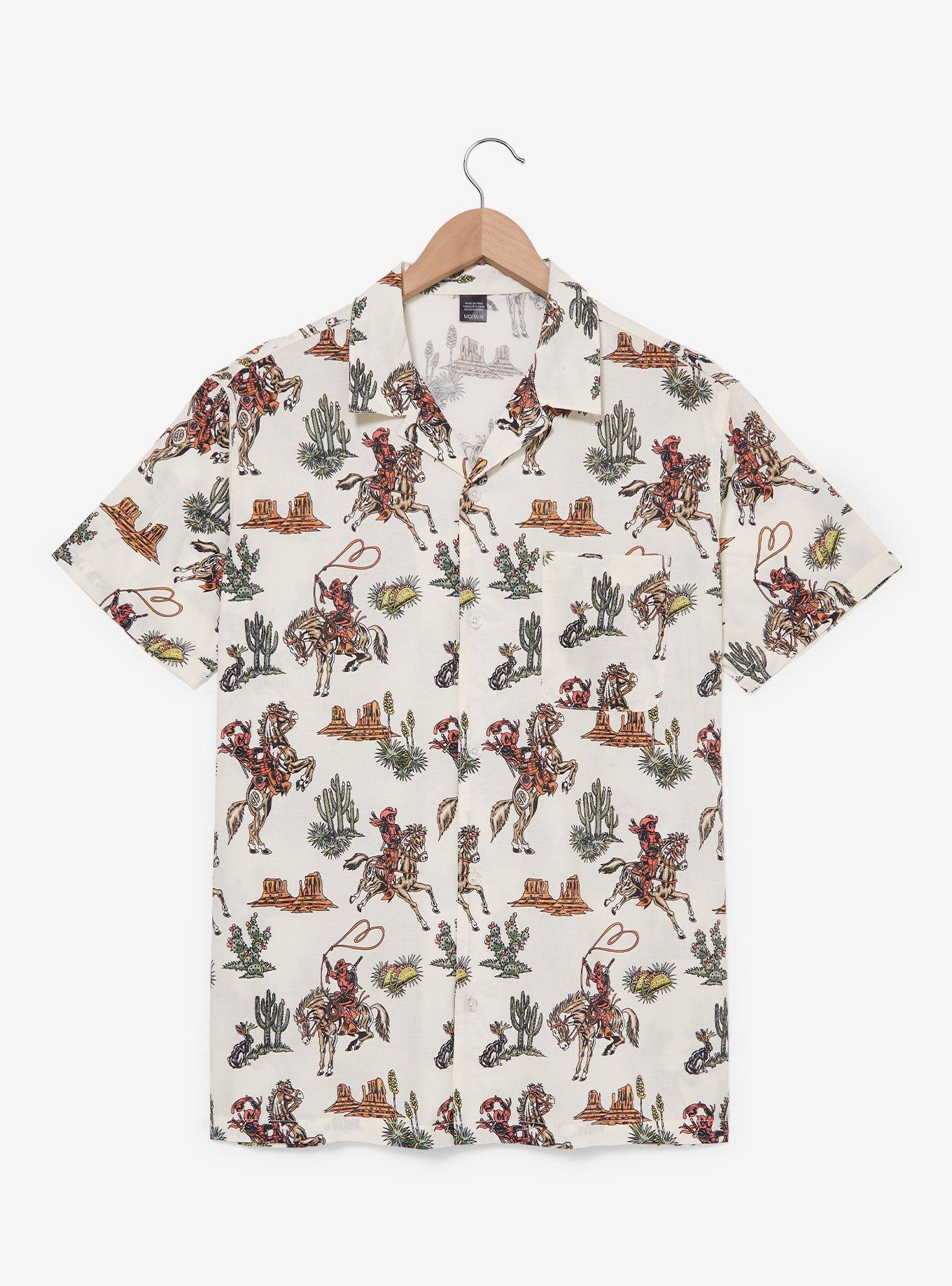 Marvel Deadpool Western Woven T-Shirt — BoxLunch Exclusive