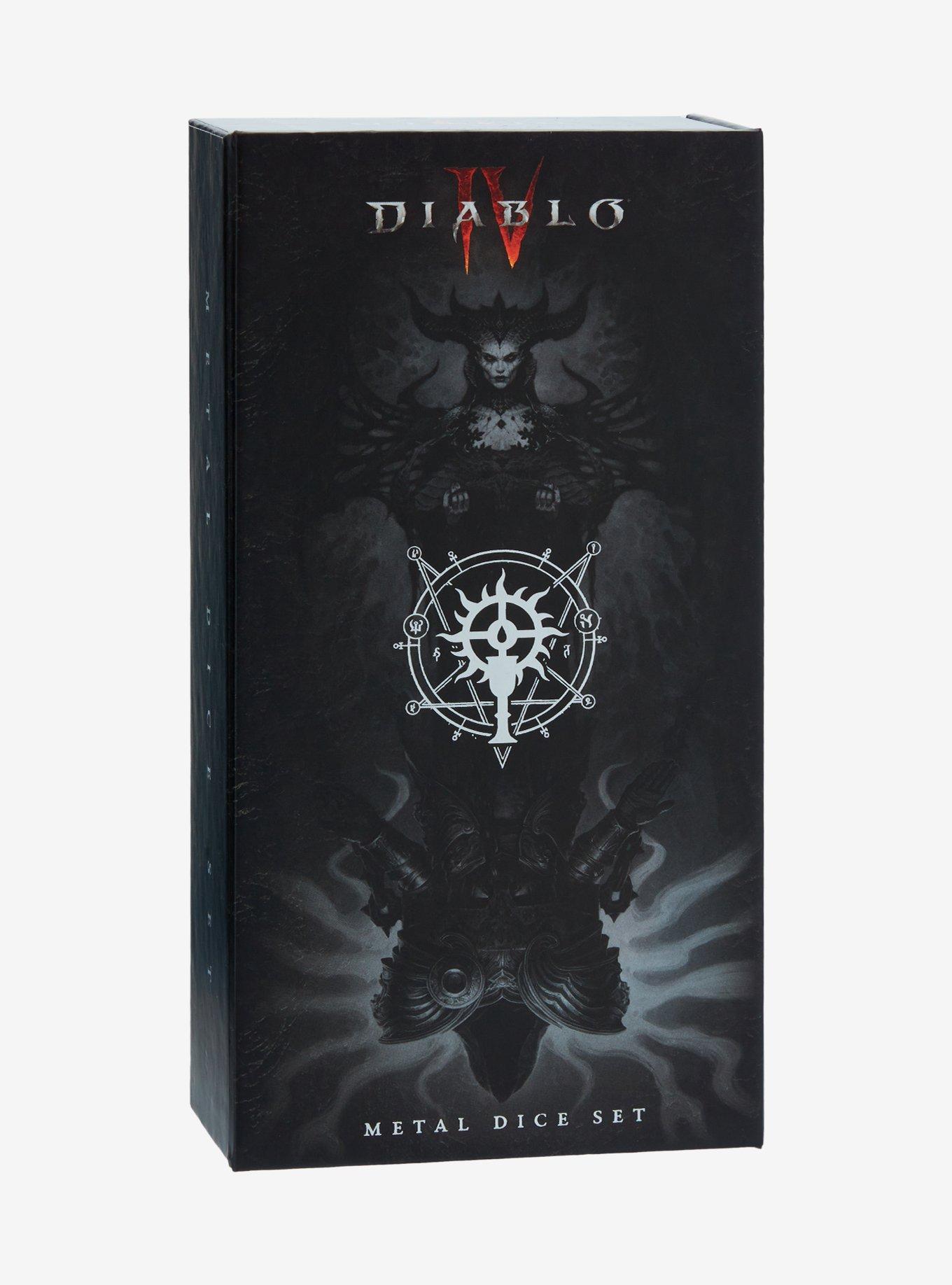 Diablo IV Metal Polyhedral Dice Set, , hi-res