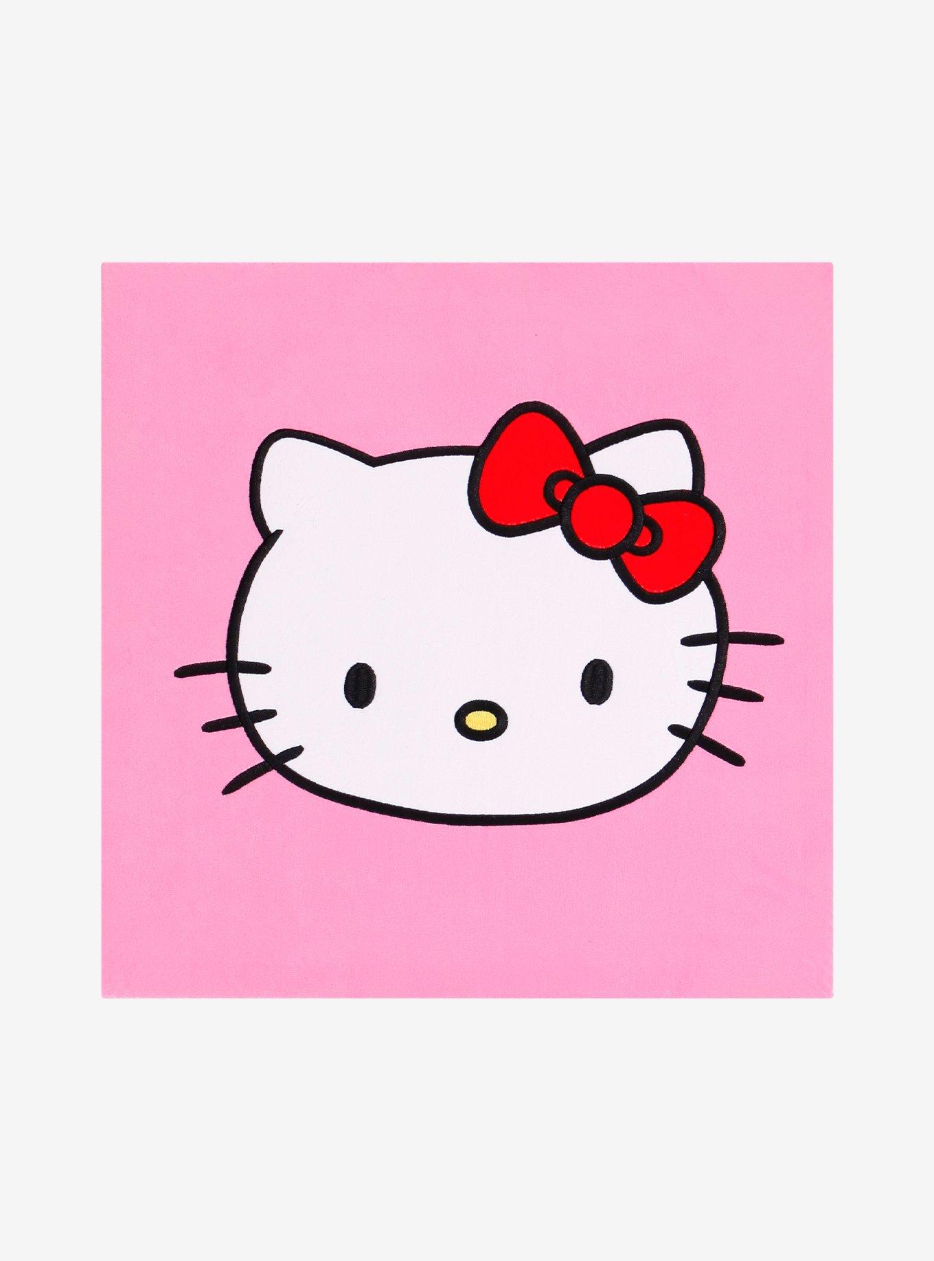 Hello Kitty Pink Fuzzy Wall Art, , hi-res