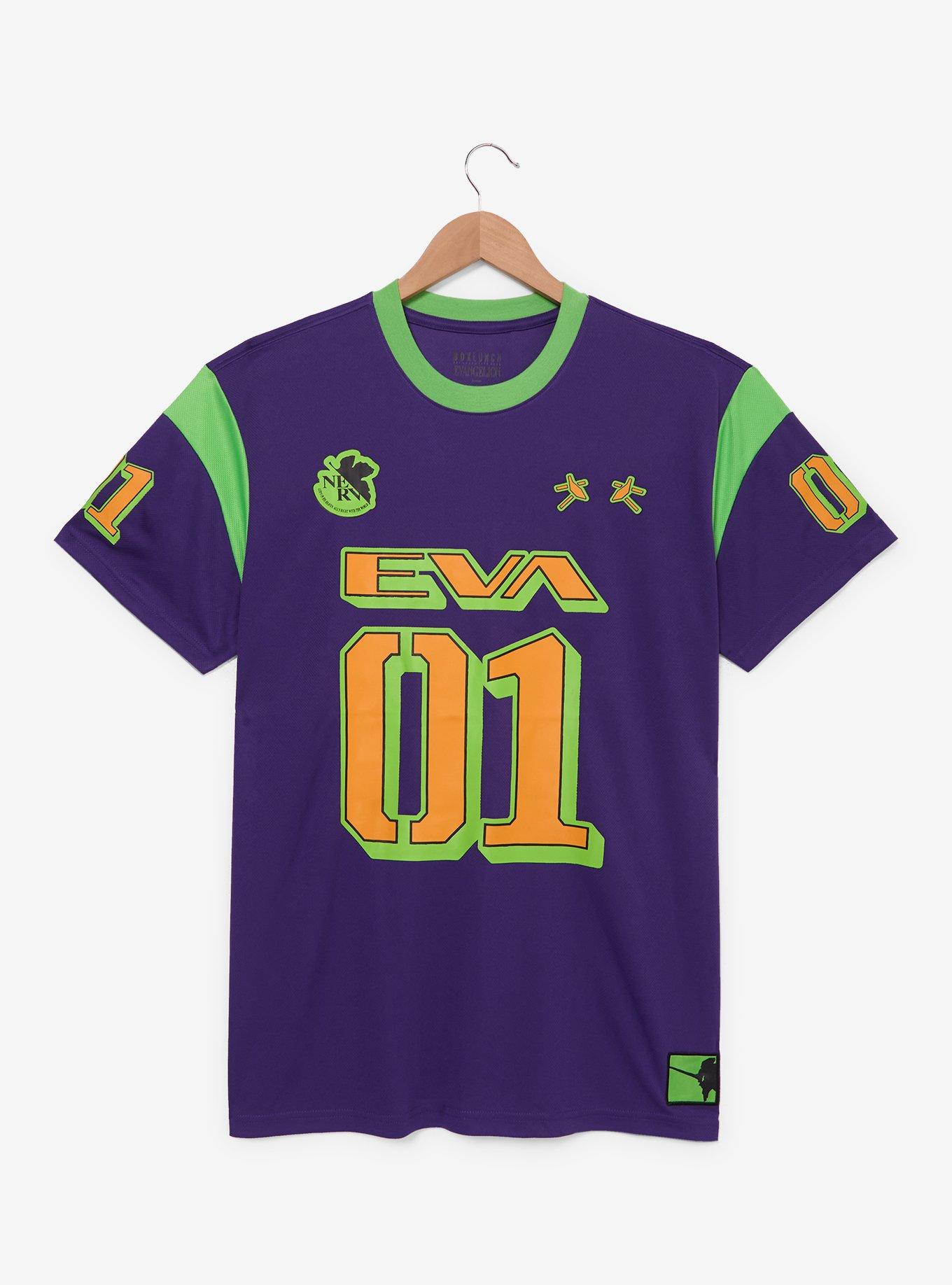 Neon Genesis Evangelion Football T-Shirt — BoxLunch Exclusive, , hi-res