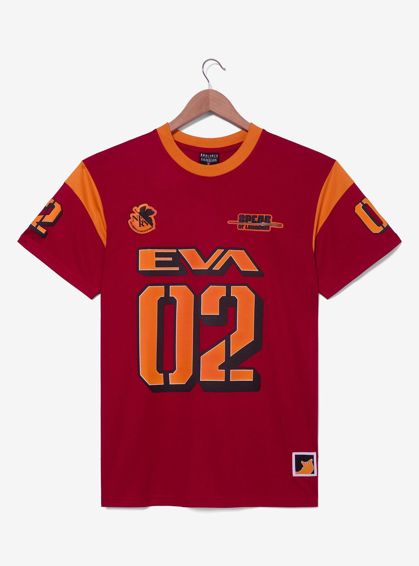 Neon Genesis Evangelion Football T-Shirt — BoxLunch Exclusive, , hi-res