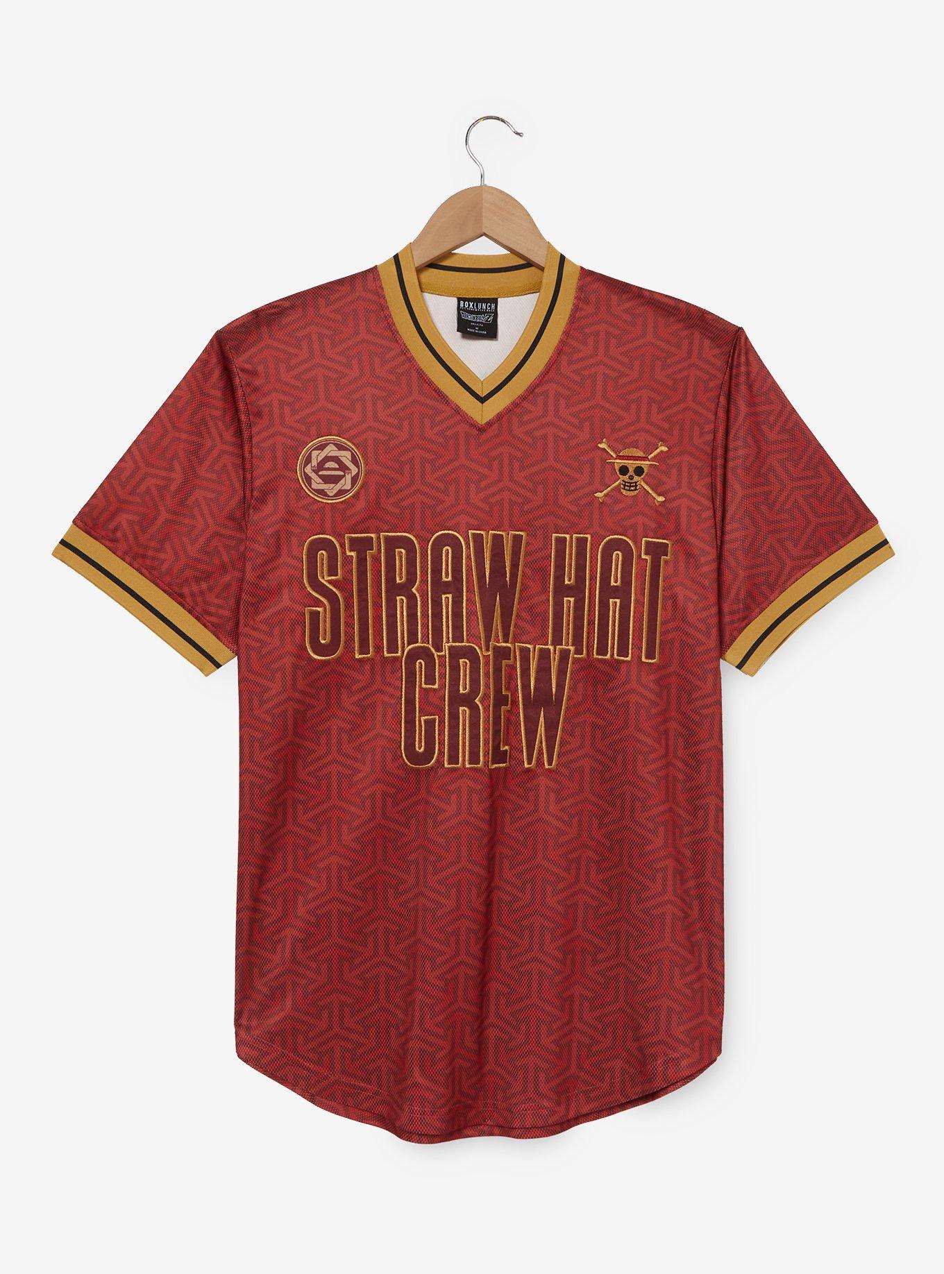 One Piece Luffy Straw Hat Crew Soccer Jersey — BoxLunch Exclusive, , hi-res