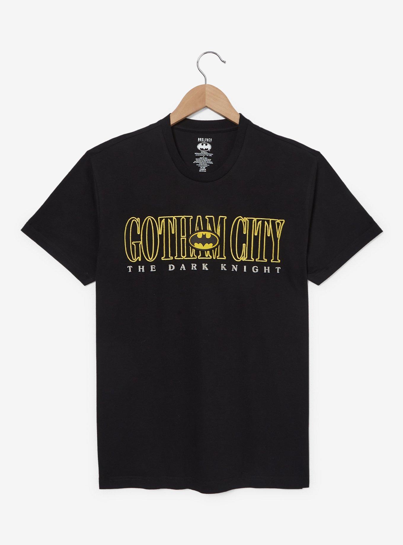 DC Comics Batman Gotham City Embroidered T-Shirt — BoxLunch Exclusive, , hi-res