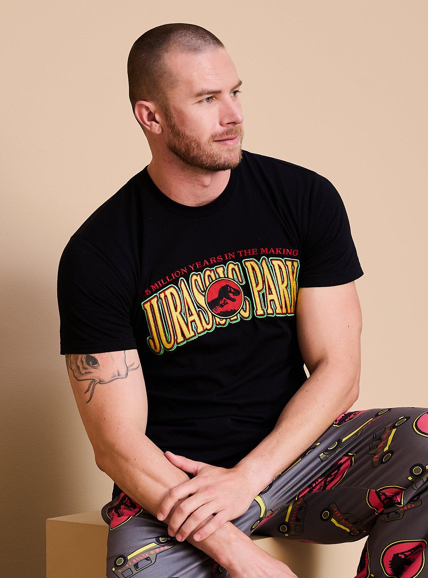 Jurassic Park Embroidered Title T-Shirt - BoxLunch Exclusive, , hi-res
