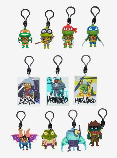 Teenage Mutant Turtles バッグクリップ タートルズ Teenage Mutant Ninja Turtles Mystery Figural 3D Bag Clip