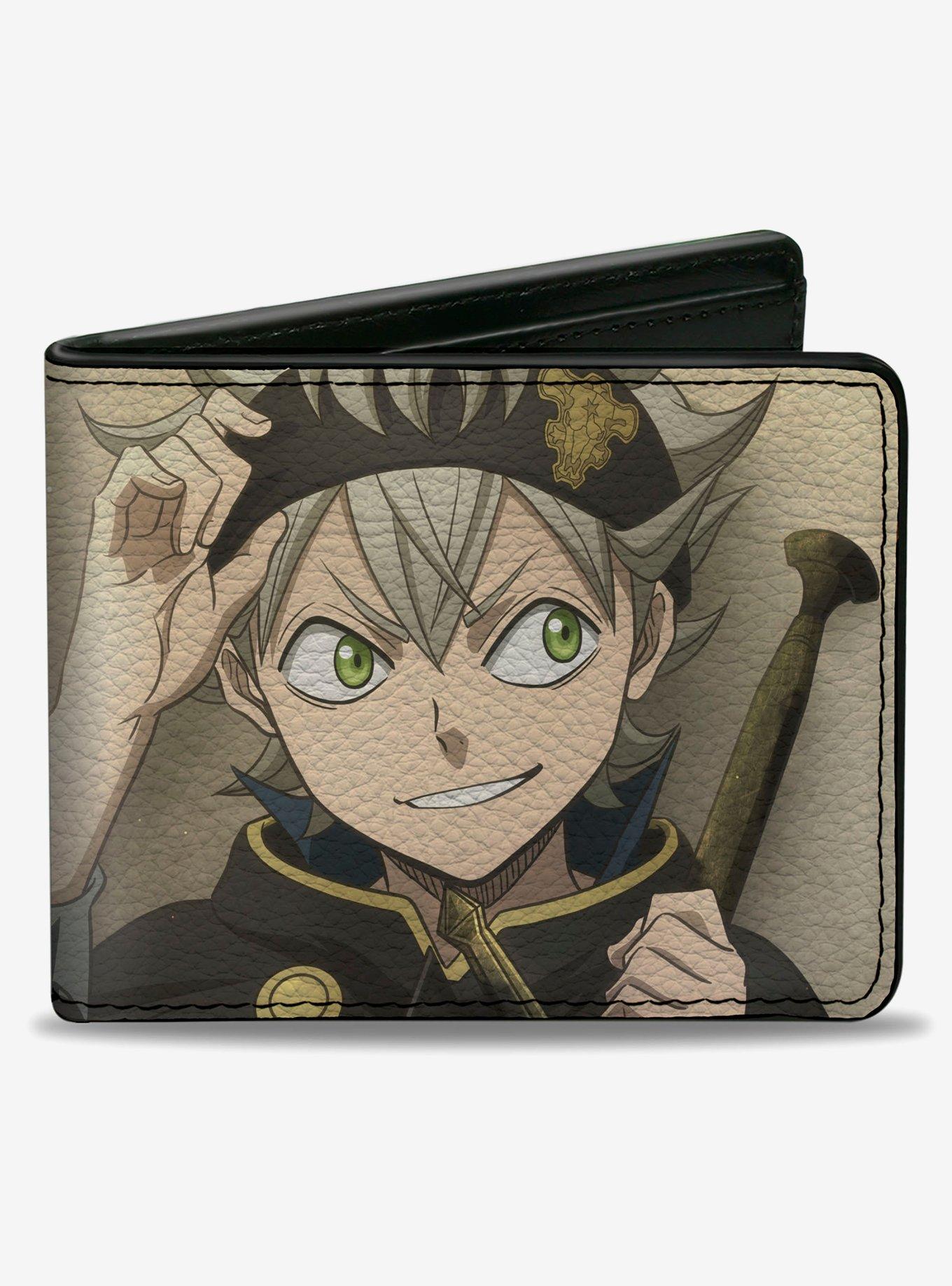 Black Clover Asta Sideways Look Pose Tans Bifold Wallet, , hi-res