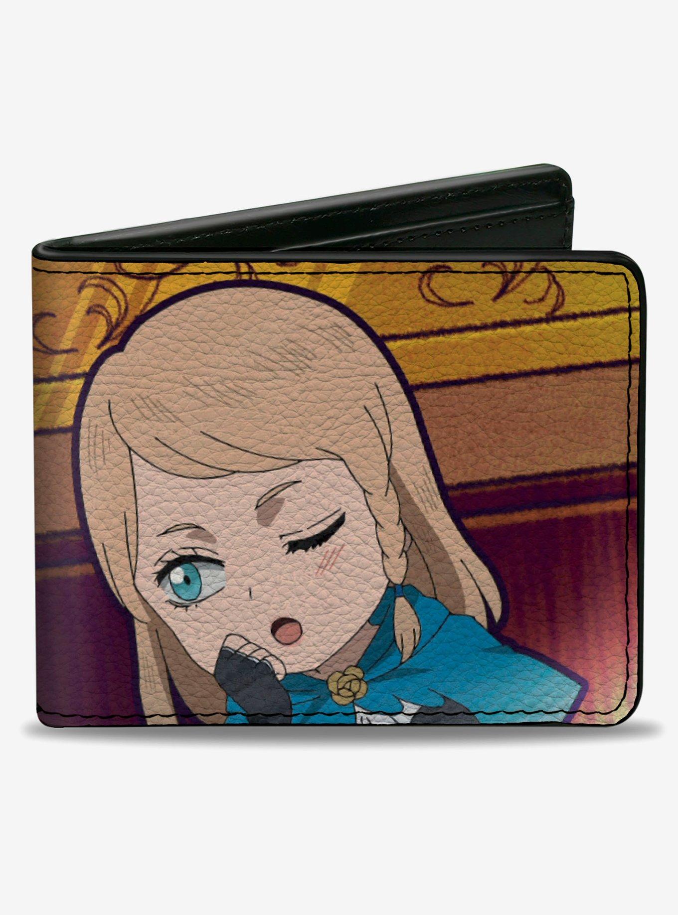 Black Clover Chibi Yami and Charlotte Pose Bifold Wallet, , hi-res