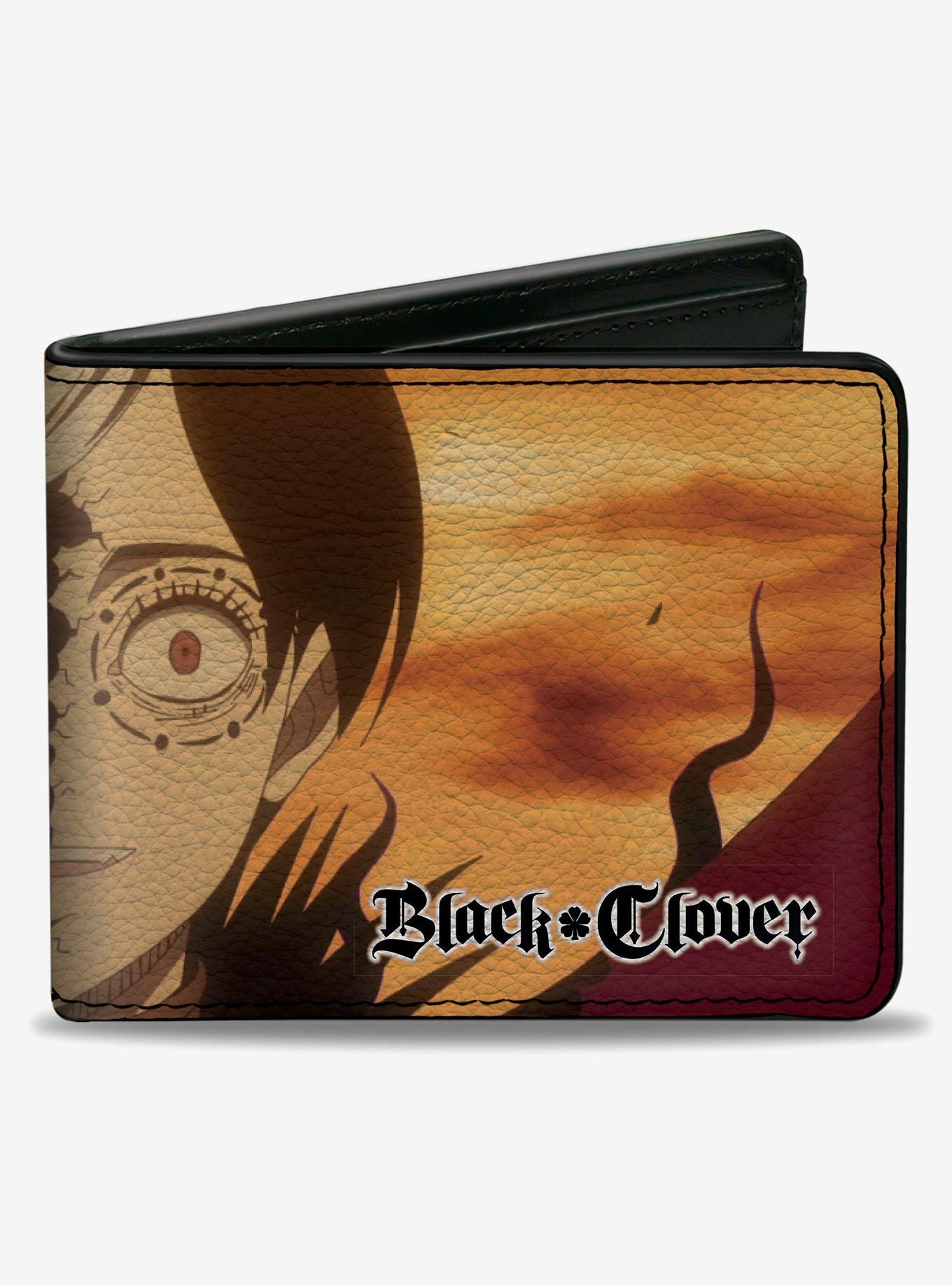 Black Clover Vanica Megicula Devil Host Pose and Title Logo Bifold Wallet, , hi-res