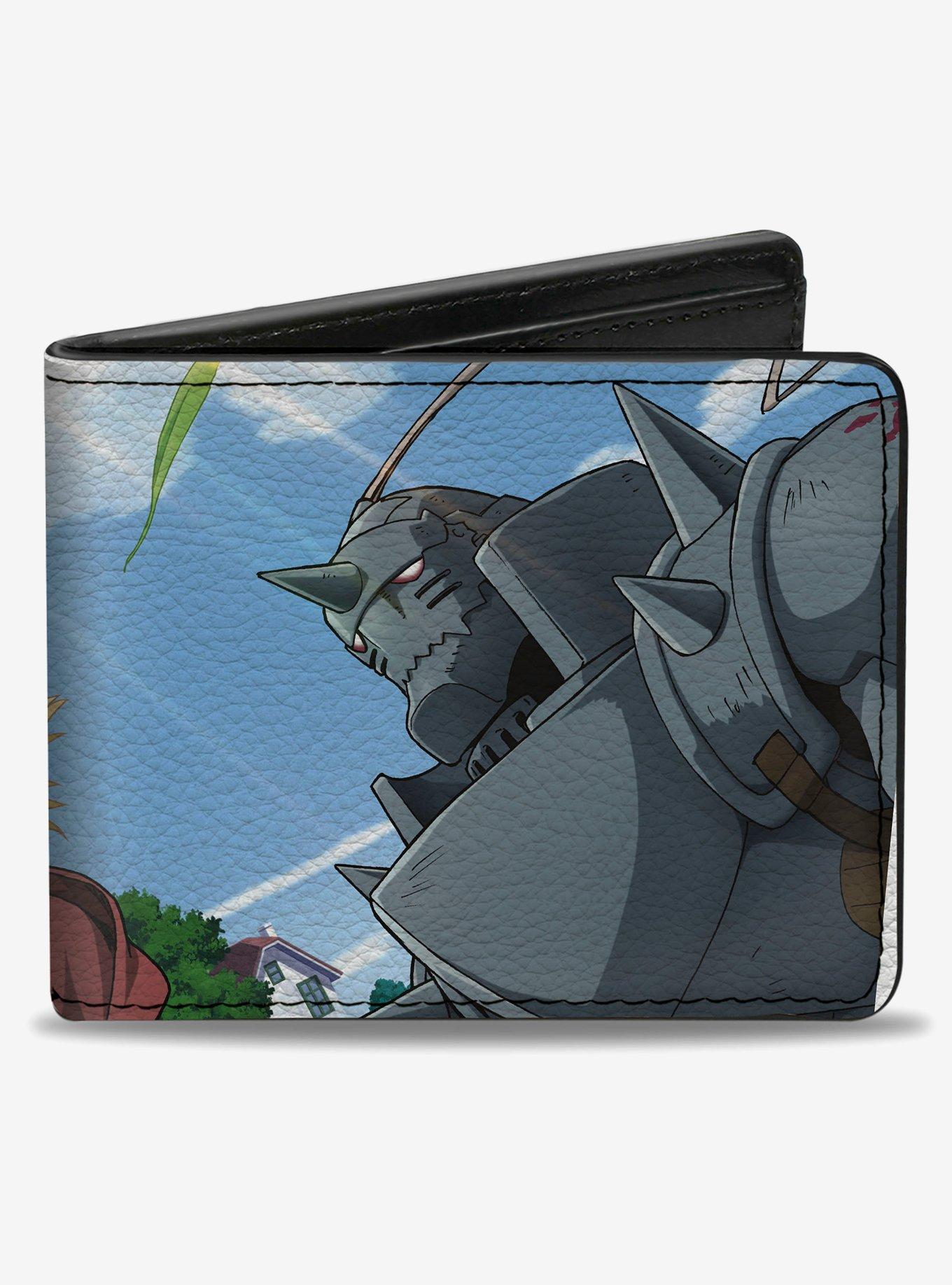 Fullmetal Alchemist Brotherhood Elric Brothers Blue Sky Pose Bifold Wallet, , hi-res