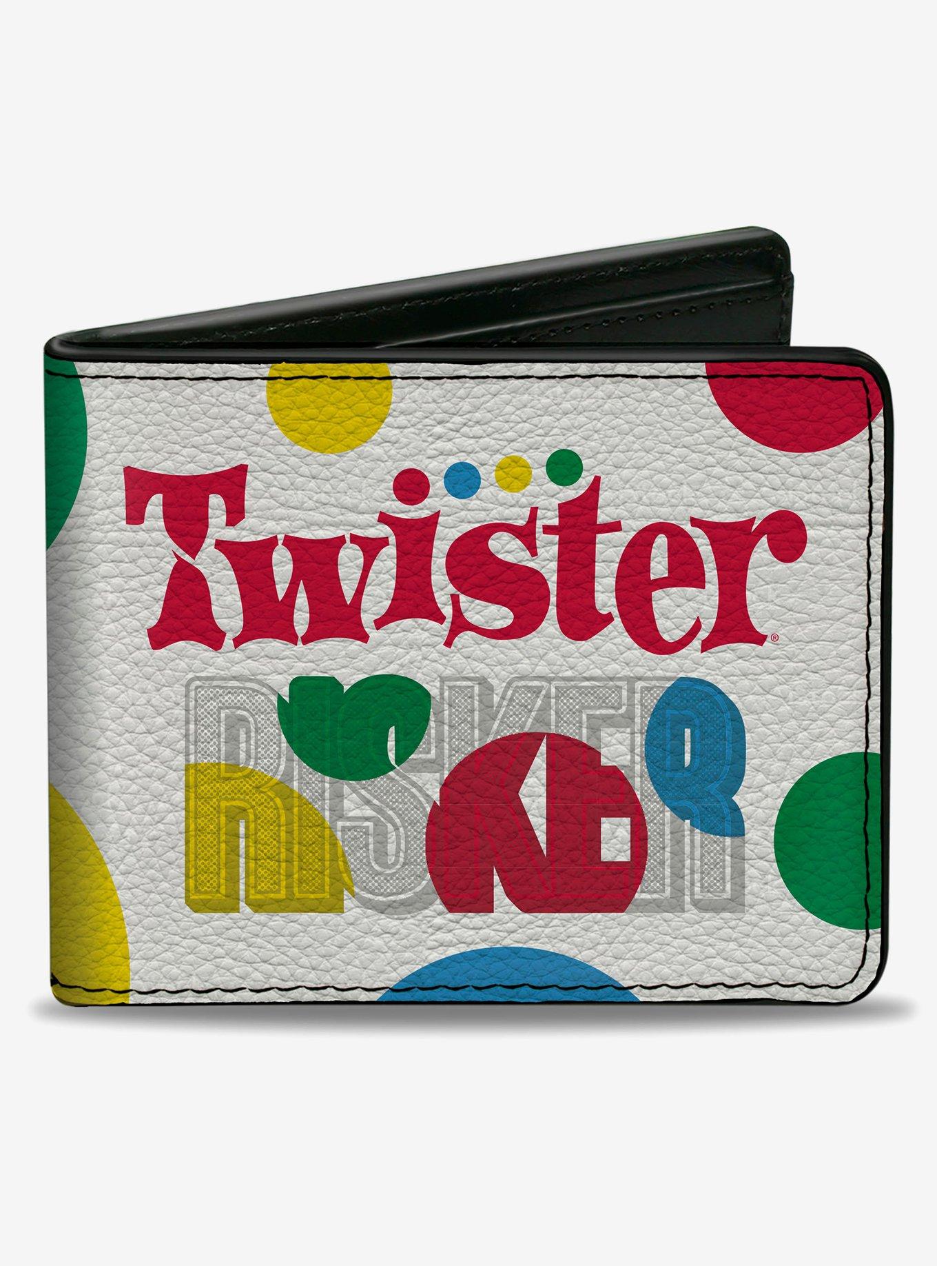 Twister Risker Circle Spots White Multi Color Bifold Wallet, , hi-res