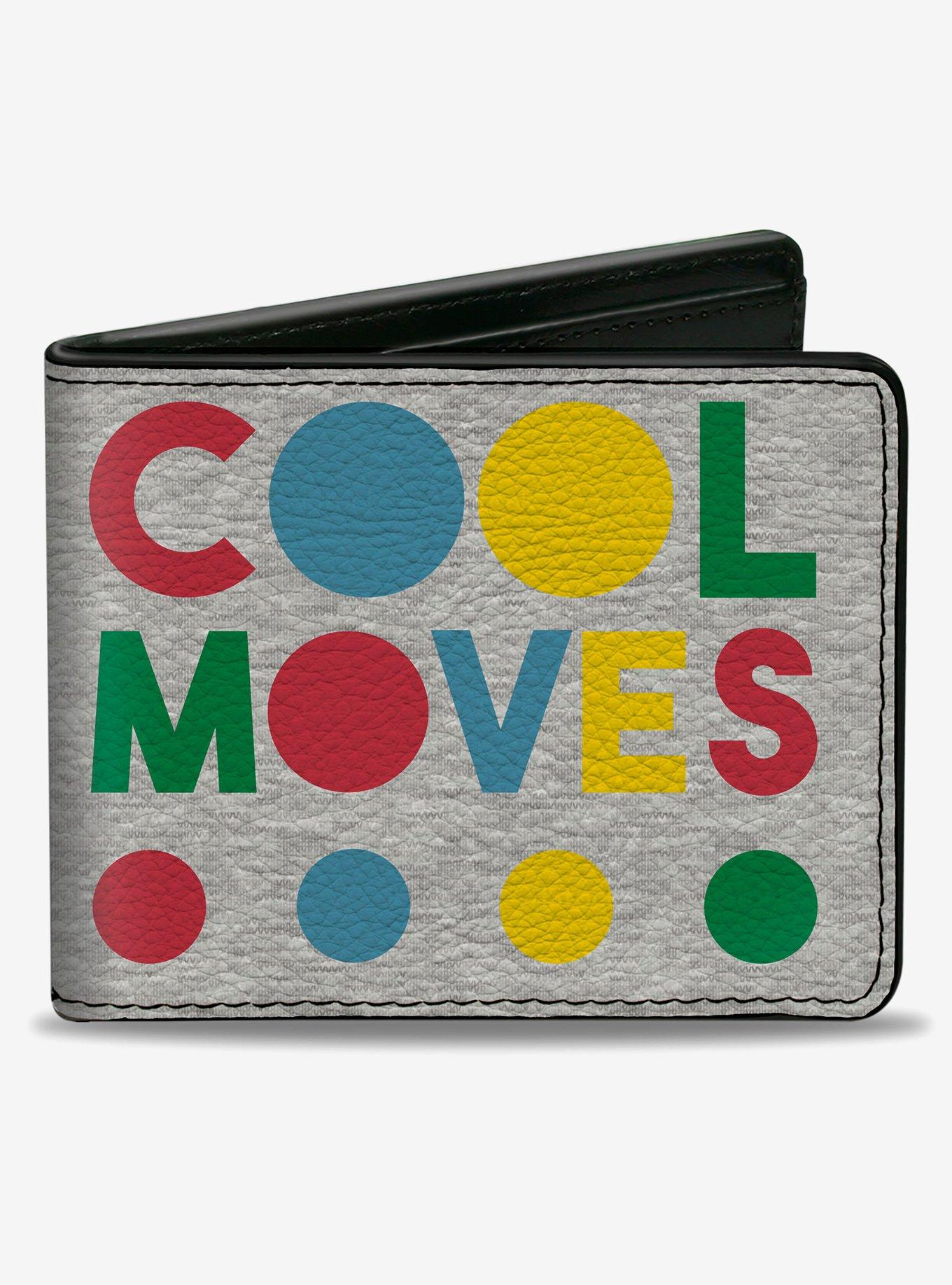 Twister Cool Moves Circle Spots Gray Multi Color Bifold Wallet, , hi-res