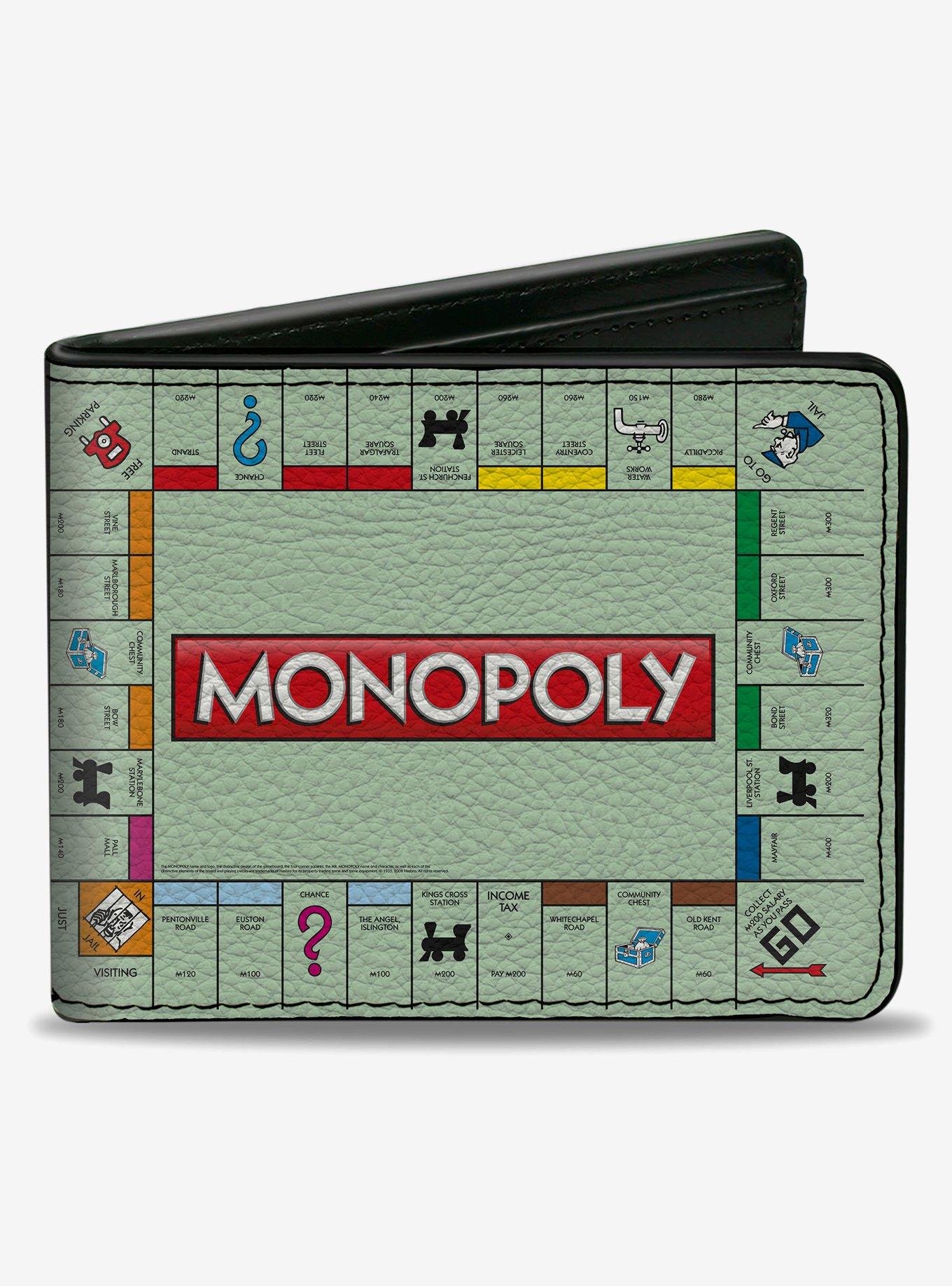 Monopoly Game Board Layout Bifold Wallet, , hi-res