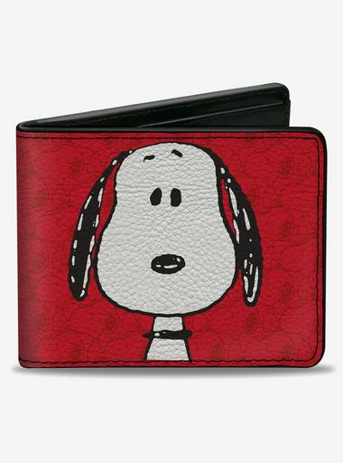 [PEANUTS X HAZZYS]★Pink Leather Snoopy 2-Tier Half Wallet COACH x PEANUTS SNOOPY Leather Zip Wallet Limited Pink