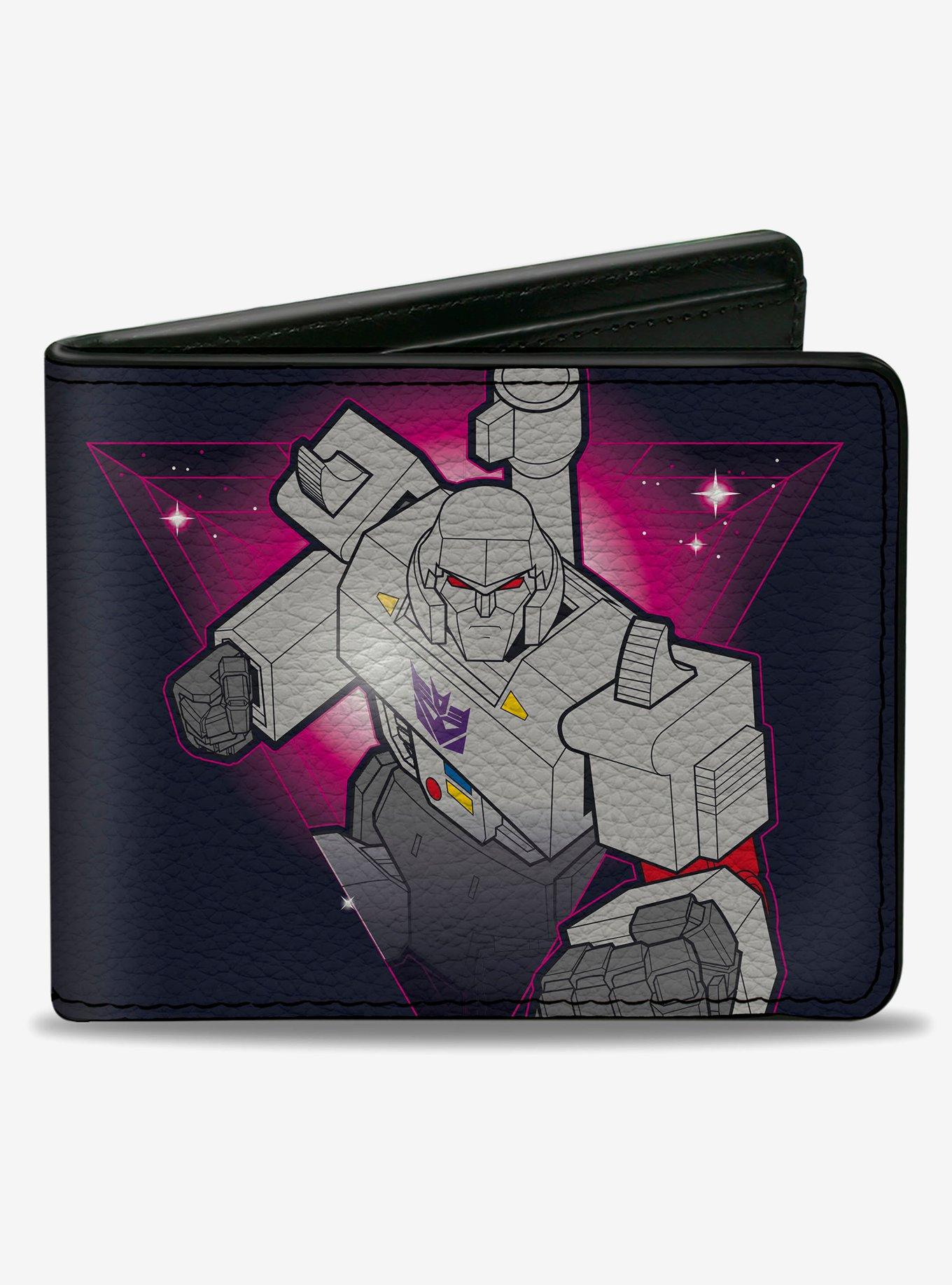 Transformers Megatron Peace Through Tyranny Pose Black Reds Bifold Wallet, , hi-res