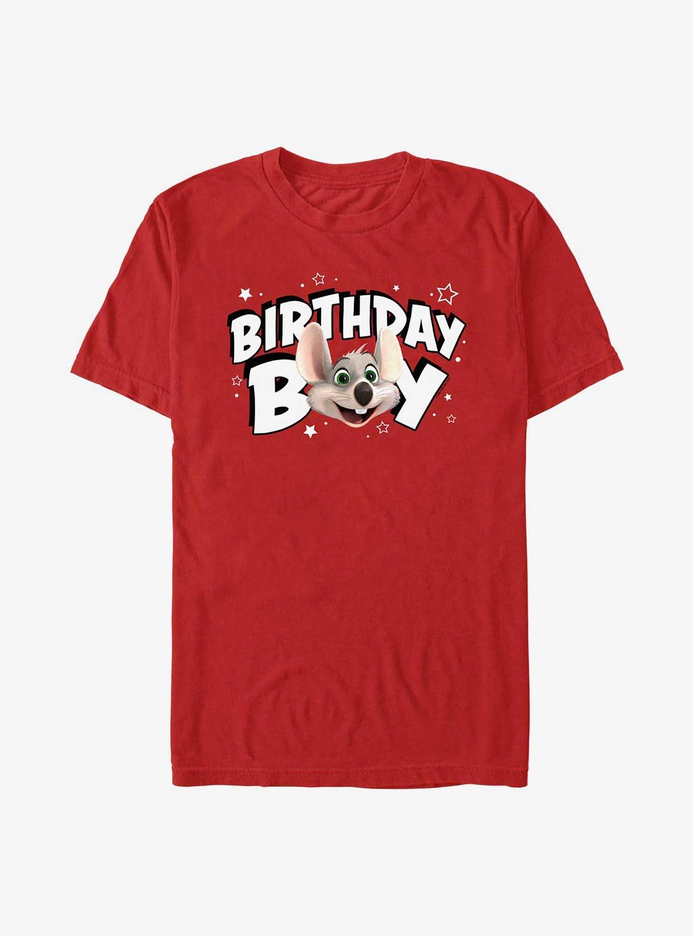 Chuck E Cheese Birthday Boy T-Shirt, RED, hi-res