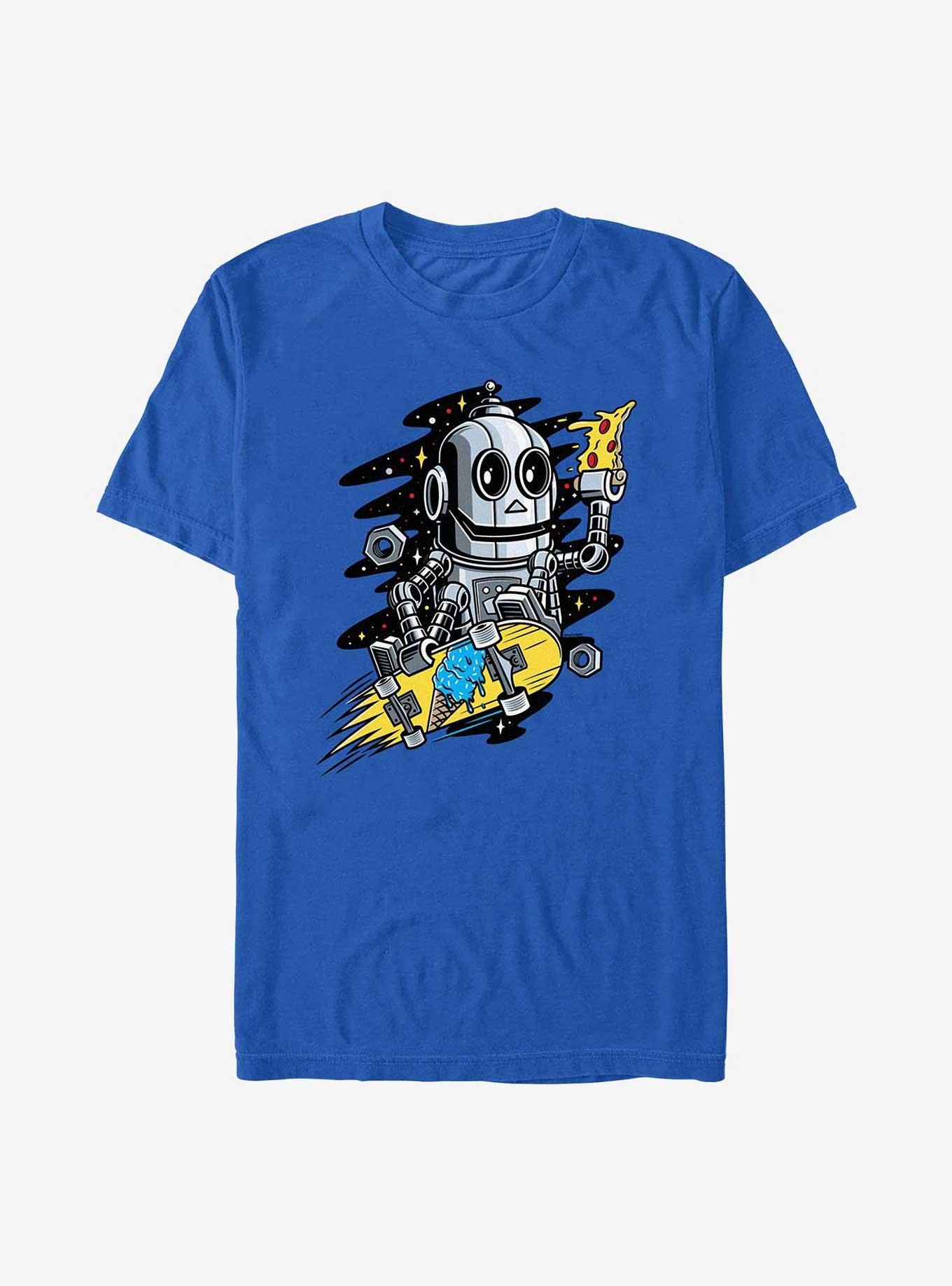 Greg Lutzka Robot Space T-Shirt, ROYAL, hi-res
