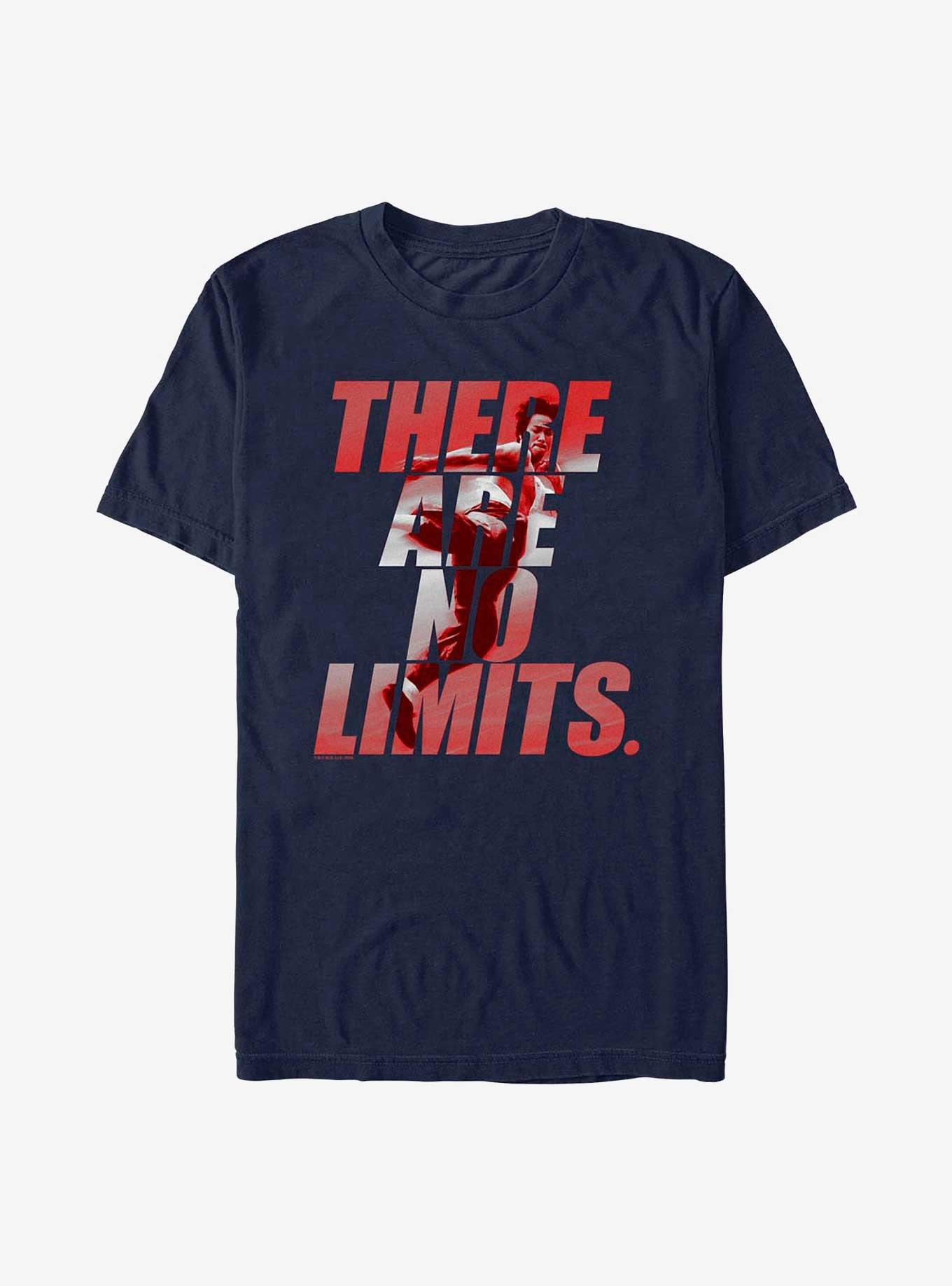 Bruce Lee There Are No Limits T-Shirt, NAVY, hi-res