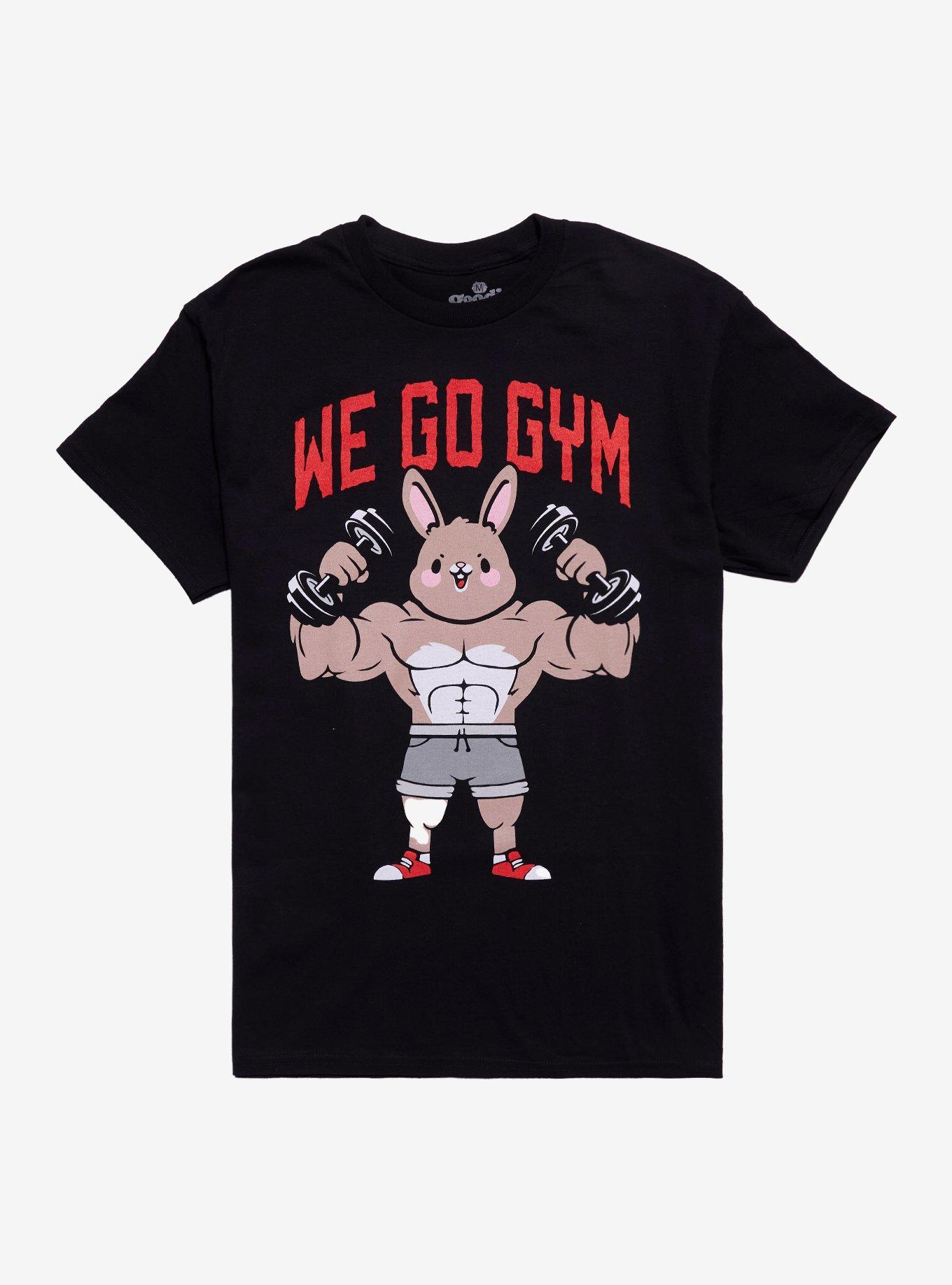 Bunny We Go Gym T-Shirt By Goodie Two Sleeves, , hi-res