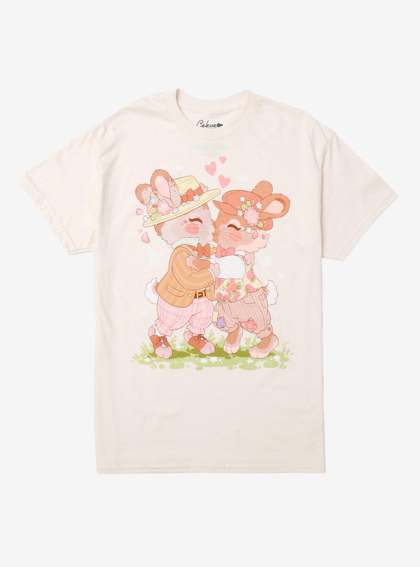 Bunny Kisses T-Shirt By Lil Celesse, , hi-res