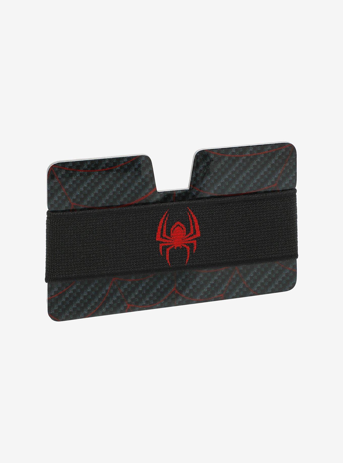 Marvel Spider-Man Miles Morales Elastic Band Metal Cardholder, , hi-res