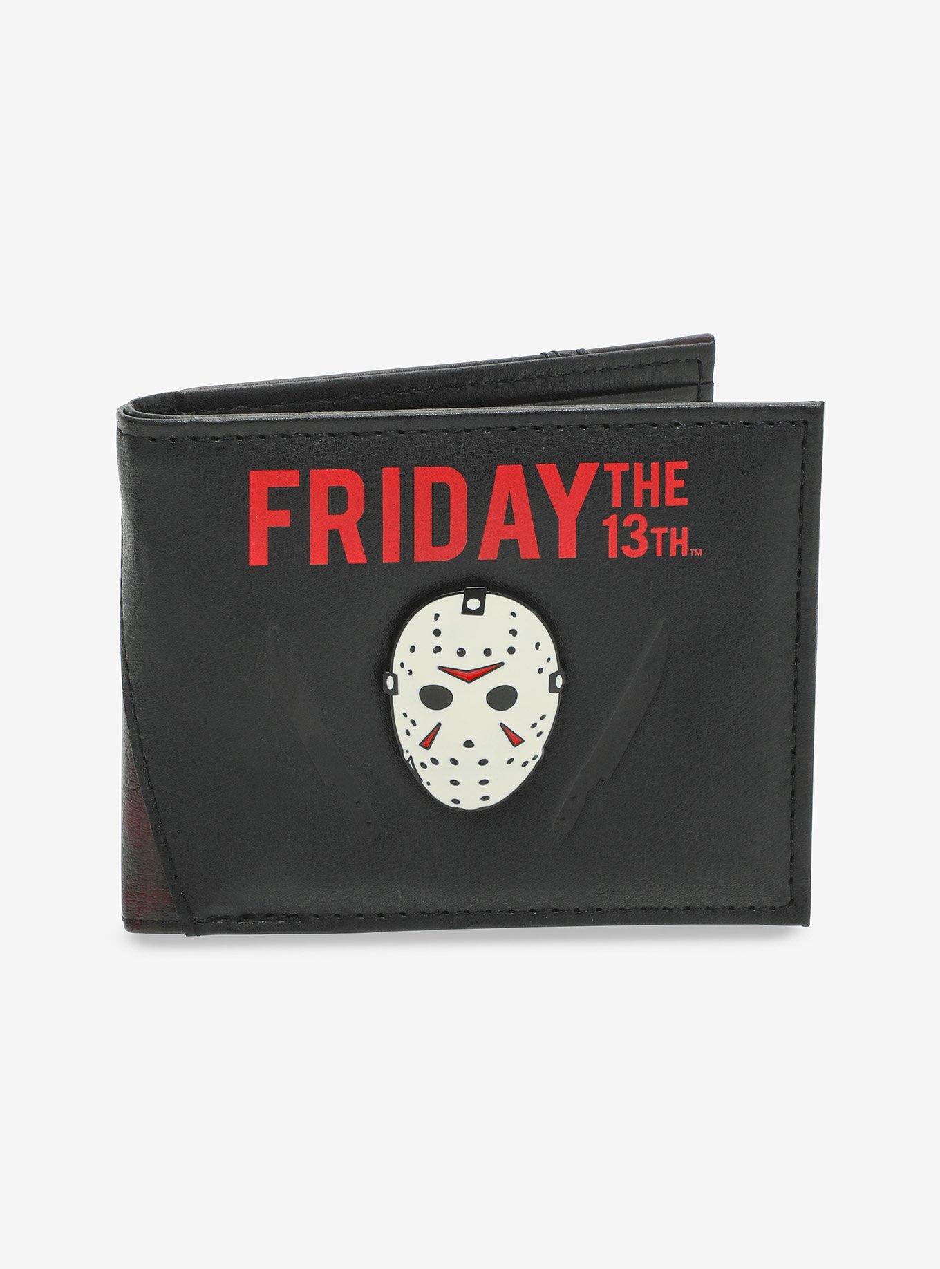 Friday The 13th Jason Mask Bifold Wallet, , hi-res