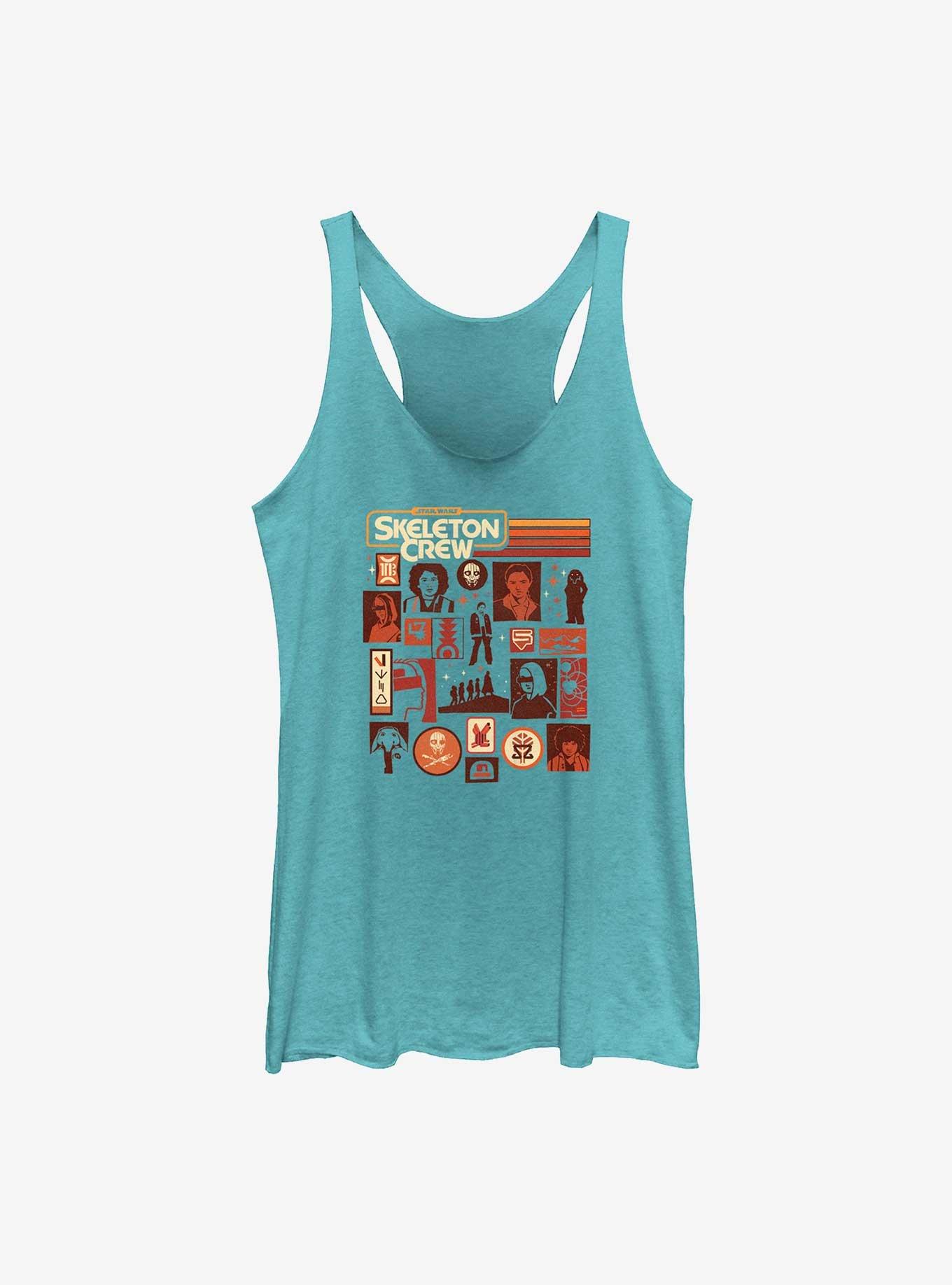 Star Wars: Skeleton Crew Retro Icons Girls Tank, , hi-res