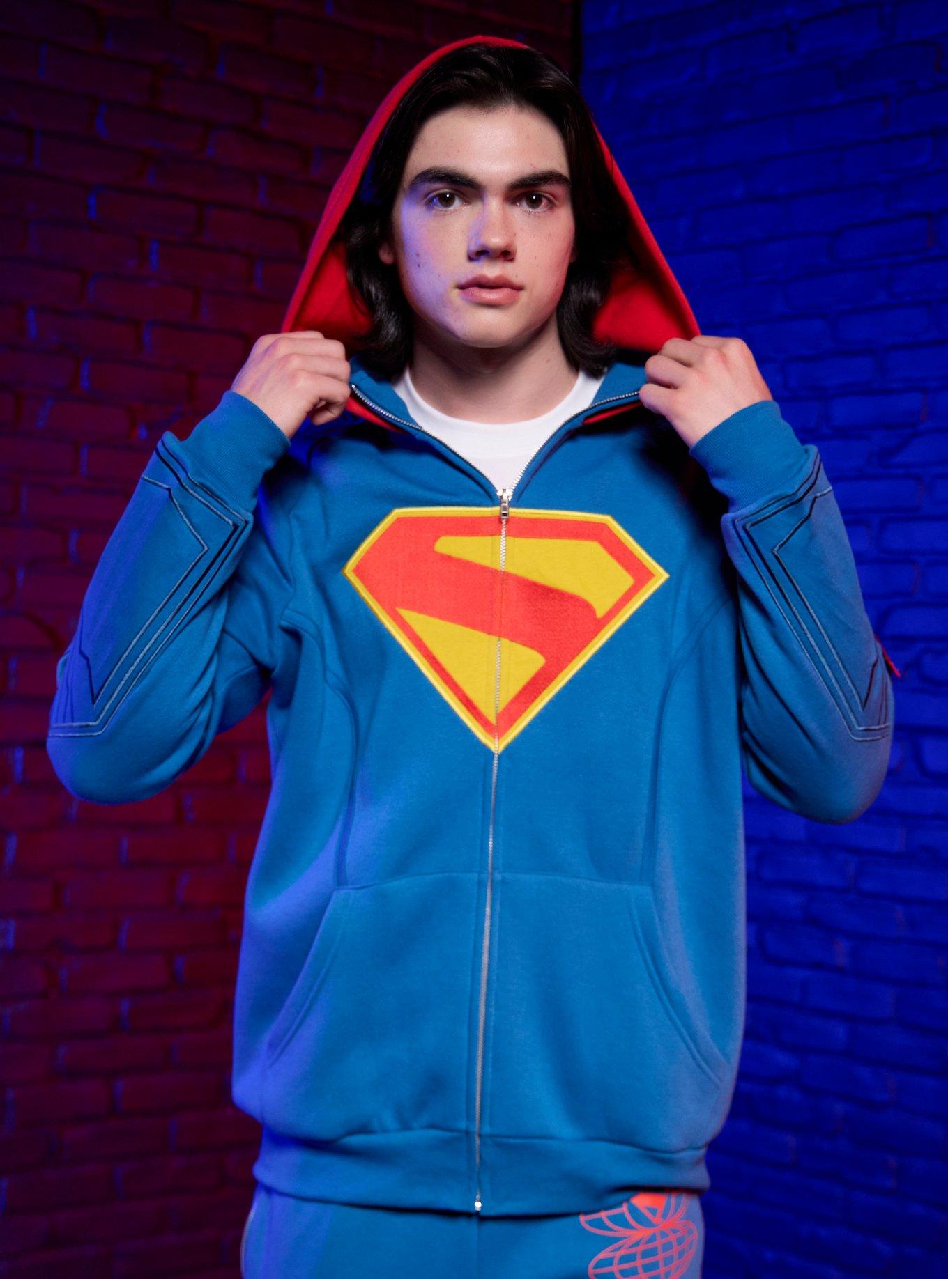 DC Comics Superman Logo Hoodie, , hi-res