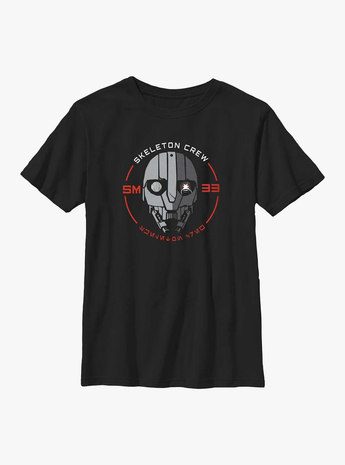 Star Wars: Skeleton Crew SM-33 Face Youth T-Shirt, , hi-res