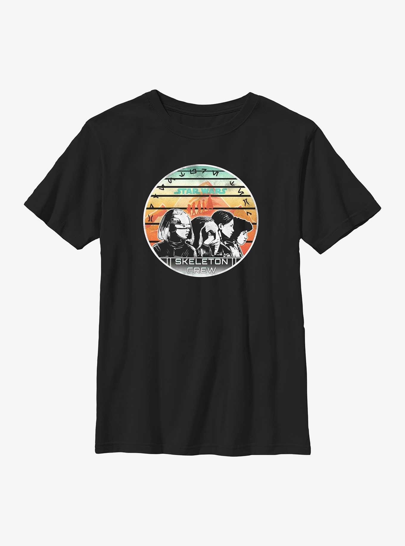 Star Wars: Skeleton Crew Sunset Youth T-Shirt, , hi-res