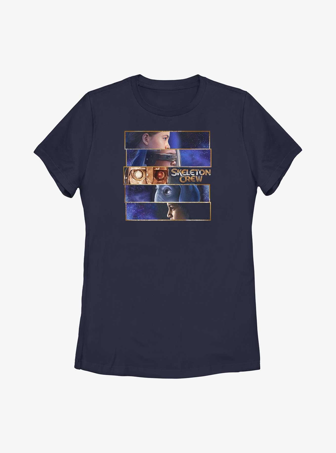 Star Wars: Skeleton Crew Eyes Womens T-Shirt, NAVY, hi-res