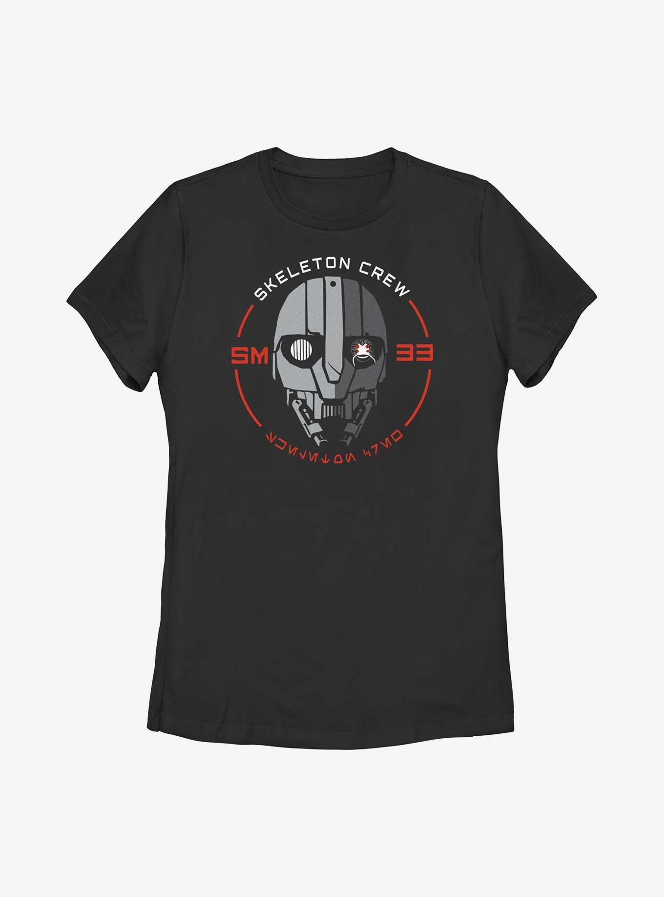 Star Wars: Skeleton Crew SM-33 Face Womens T-Shirt, BLACK, hi-res