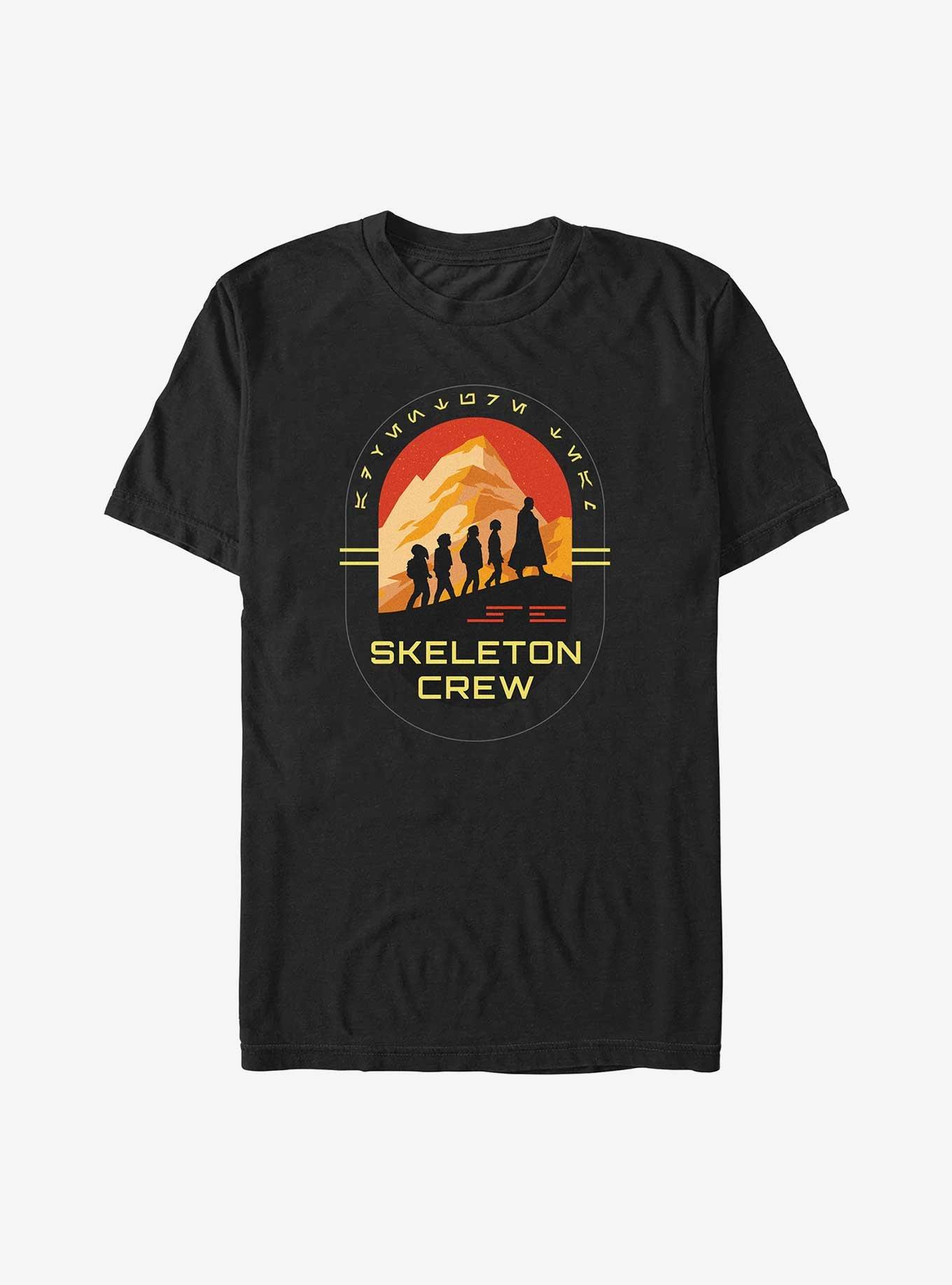 Star Wars: Skeleton Crew Group Silhouettes T-Shirt, BLACK, hi-res