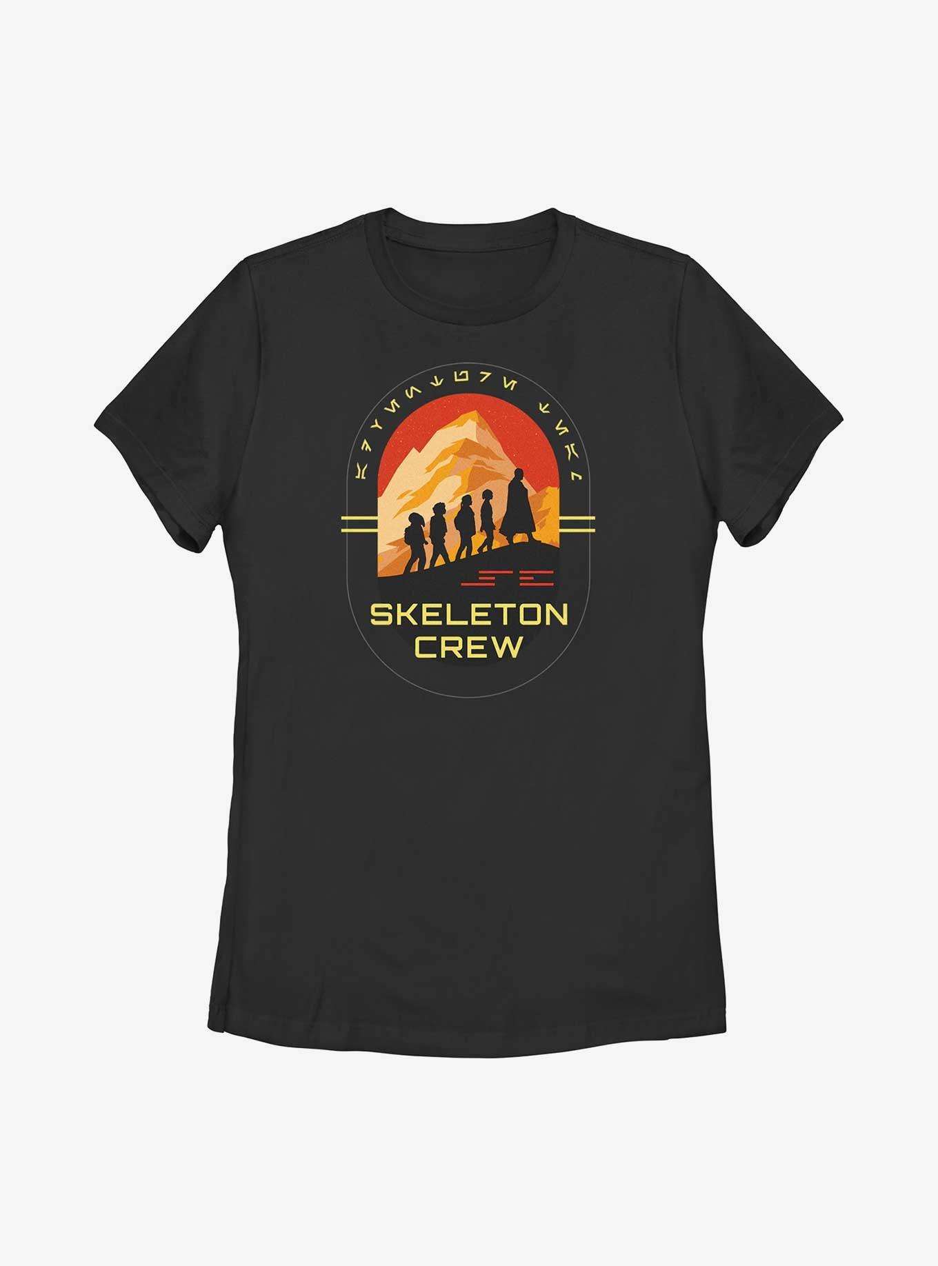 Star Wars: Skeleton Crew Group Silhouettes Womens T-Shirt, BLACK, hi-res